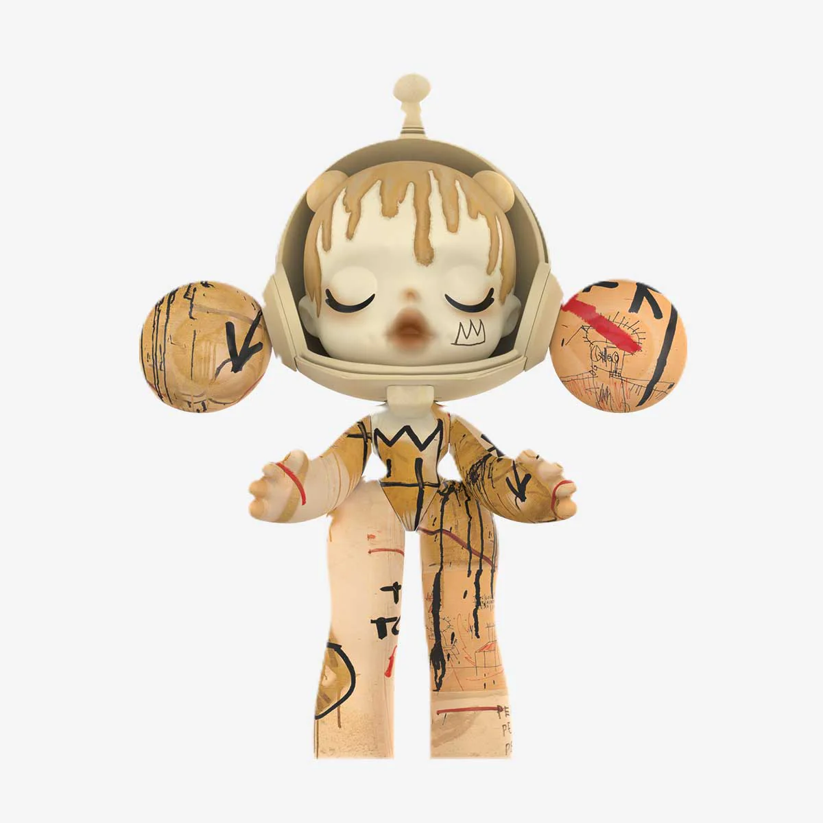 MEGA α SKULLPANDA 1000% JEAN-MICHEL BASQUIAT