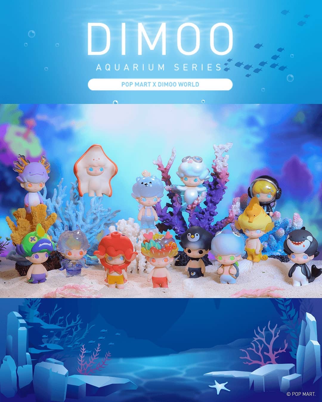 POP MART Dimoo Aquarium Series