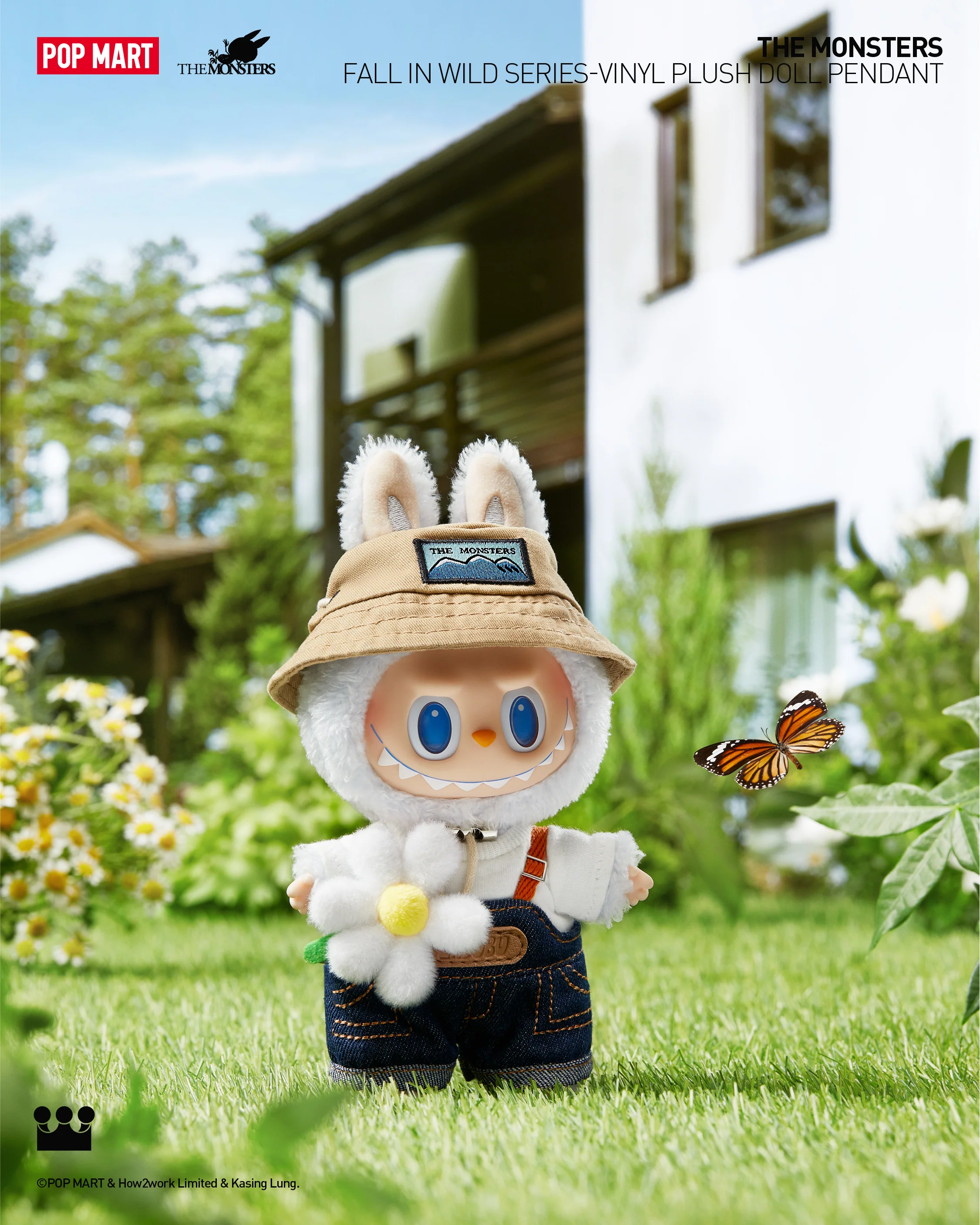 POP MART THE MONSTERS FALL IN WILD SERIES-Vinyl Plush Doll Pendant