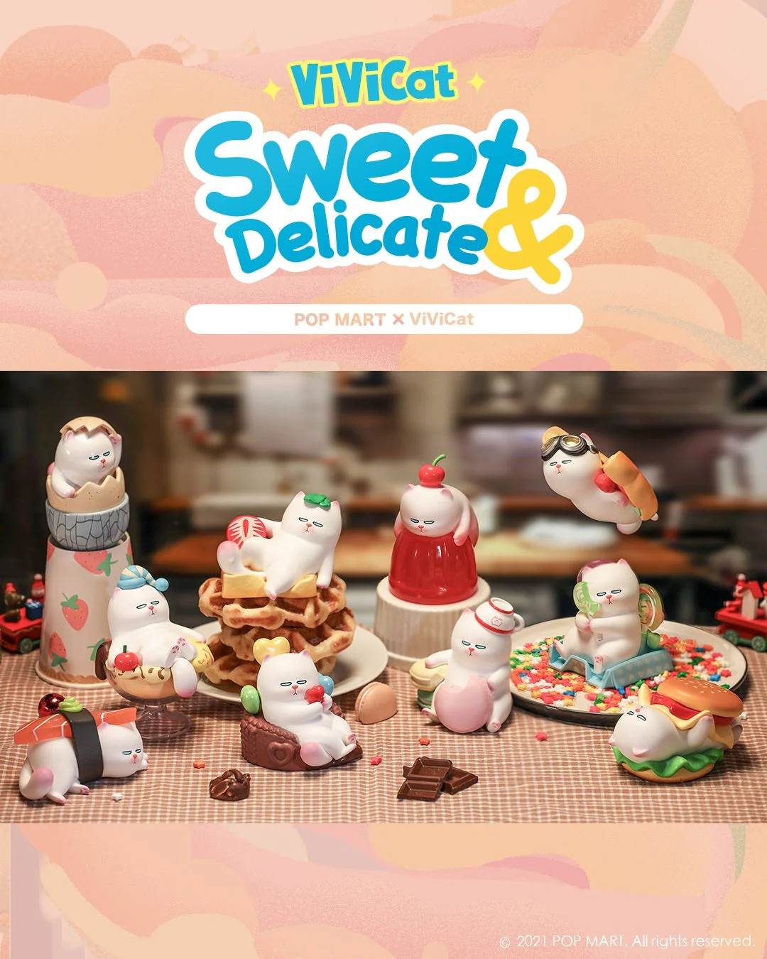 POP MART ViViCat Sweet & Delicate Series