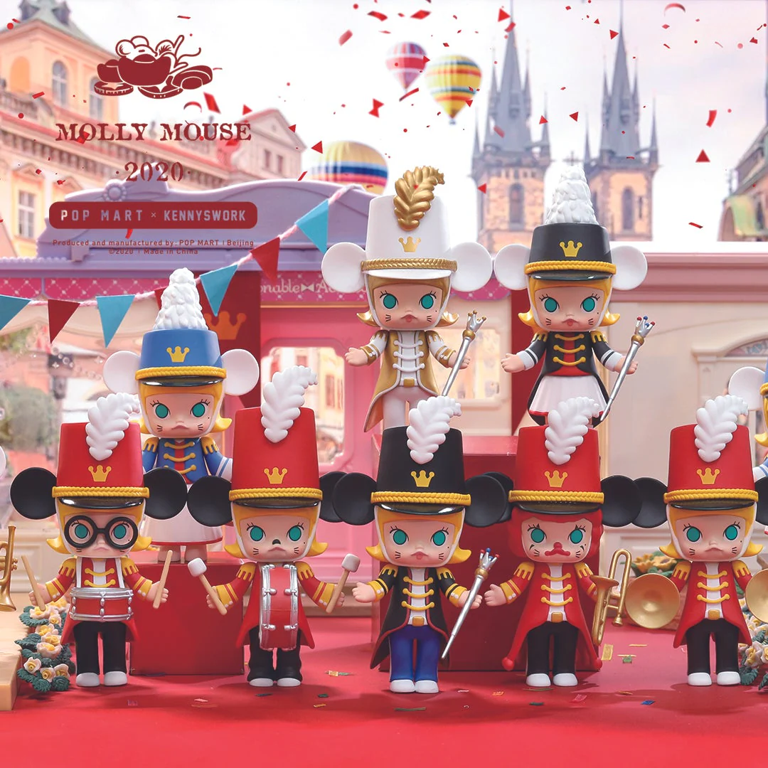 POP MART Molly Mouse Band 2020 Series Set