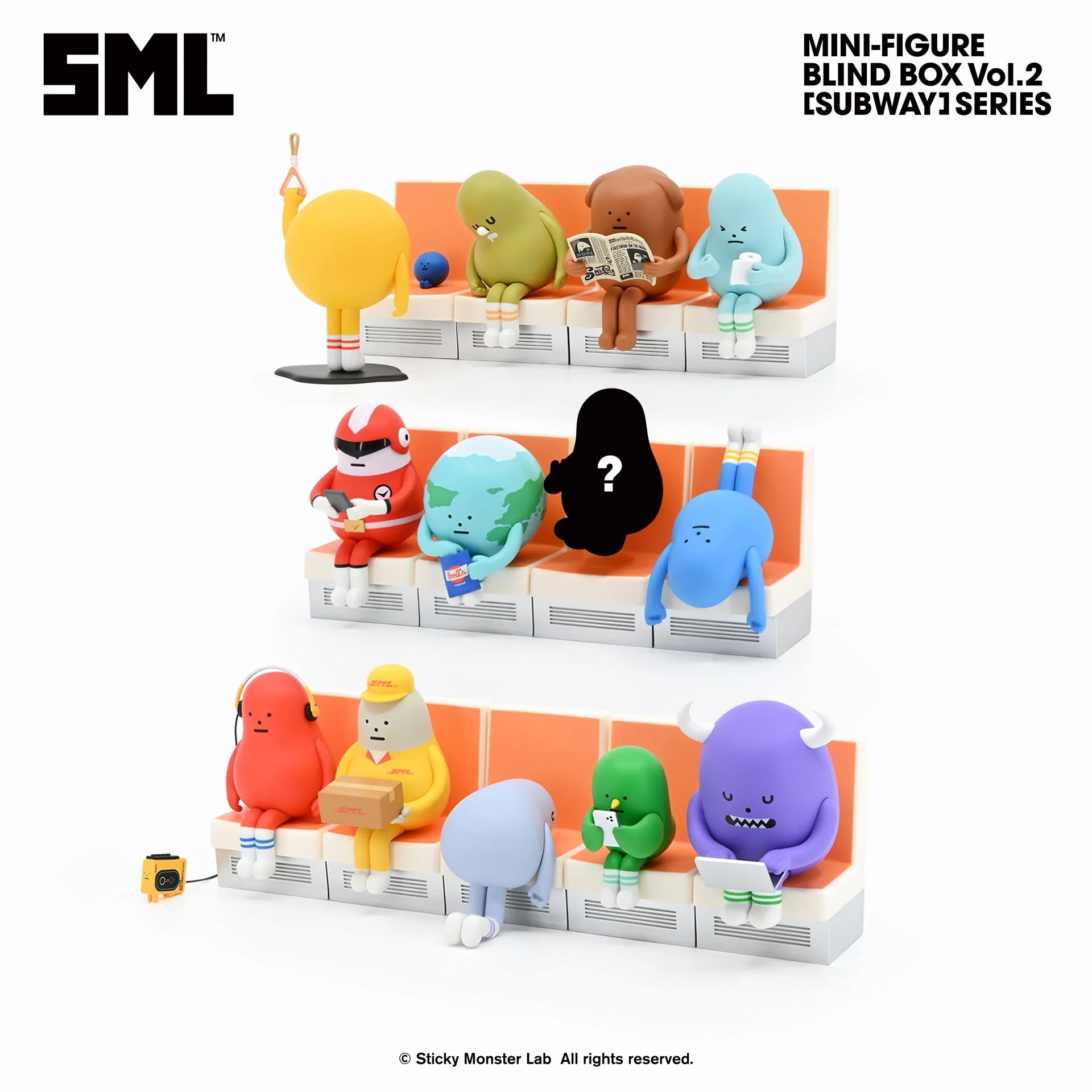 POP MART Sticky Monster Lab Subway Series Figure