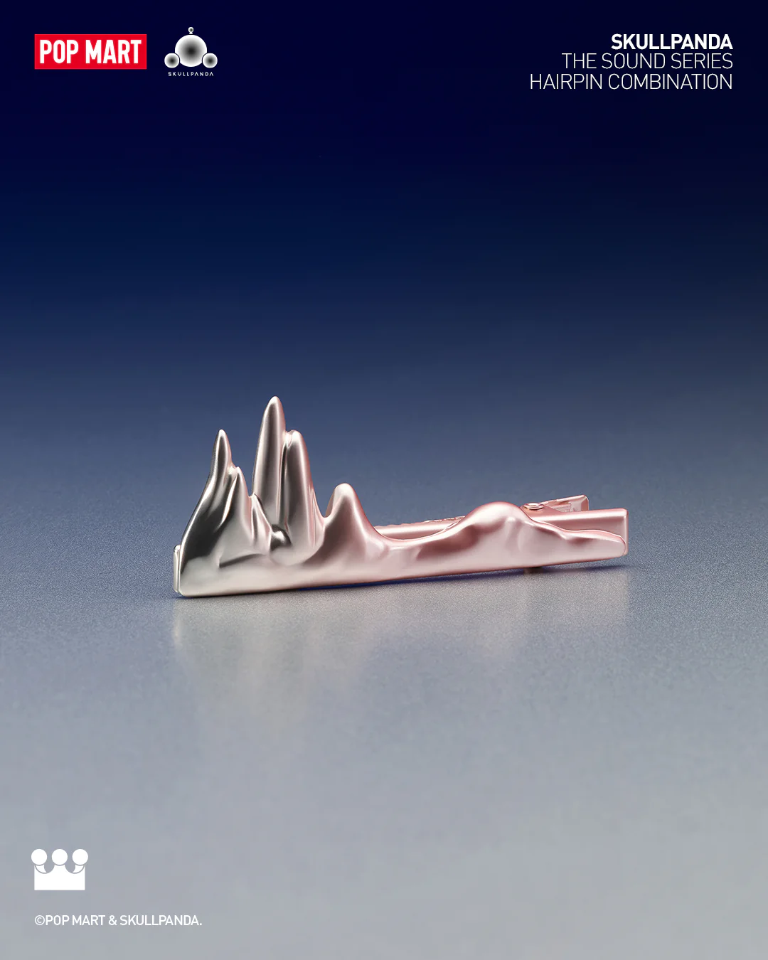POP MART SKULLPANDA The Sound Series Hairpin Combination