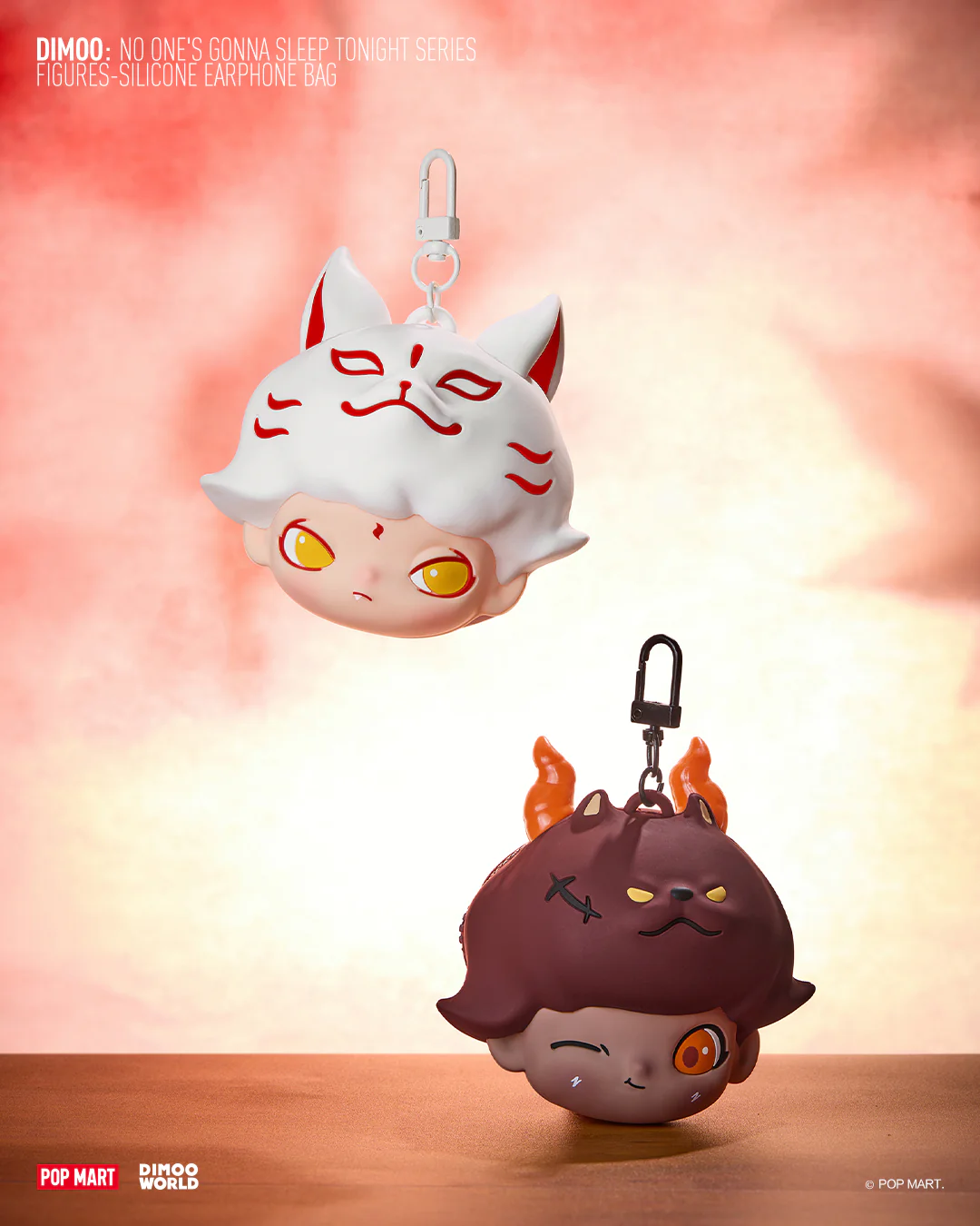 POP MART Dimoo No One's Gonna Sleep Tonight Series - Earphone Bag (Cerberus)