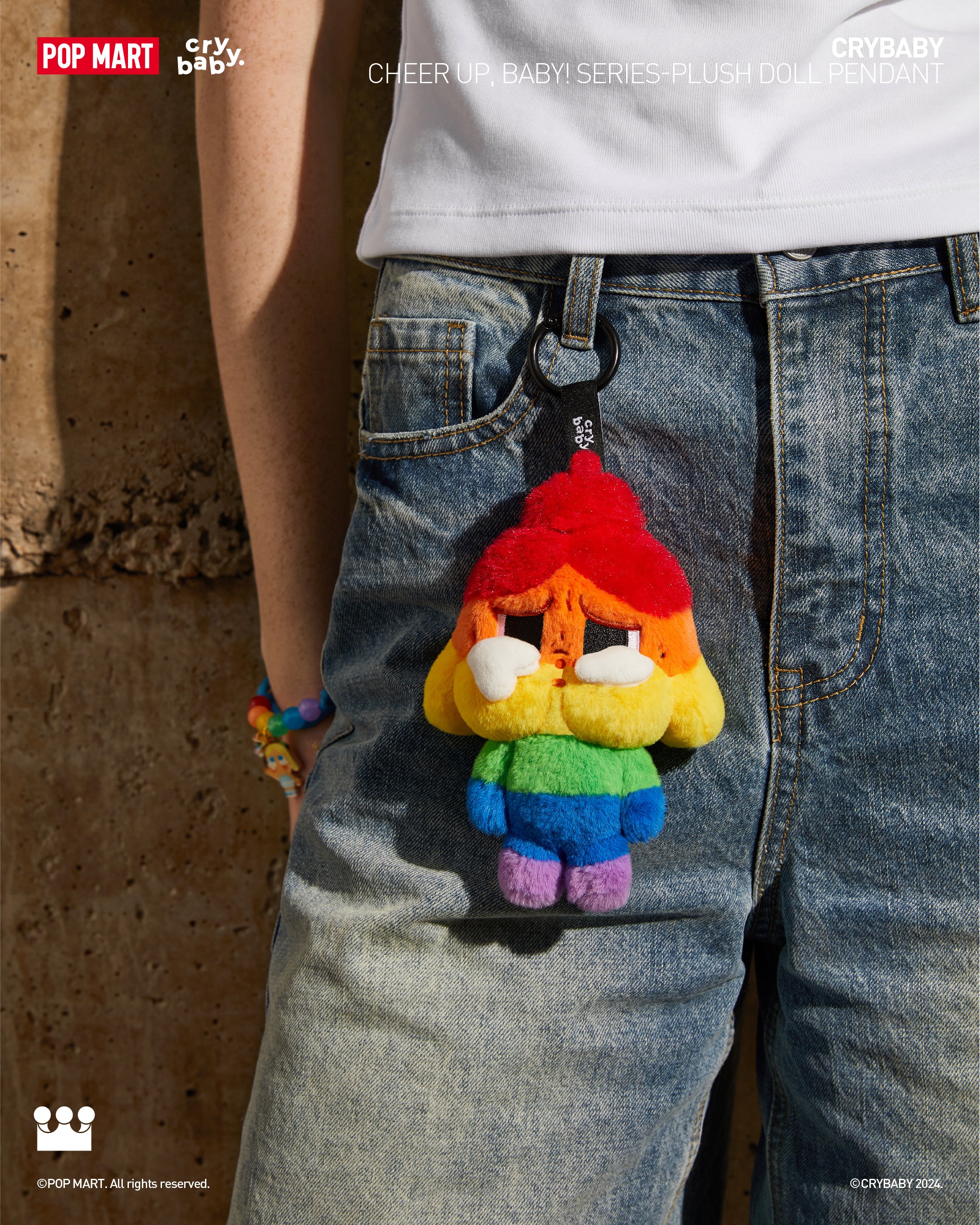 POP MART CRYBABY CHEER UP, BABY! SERIES-Plush Doll Pendant