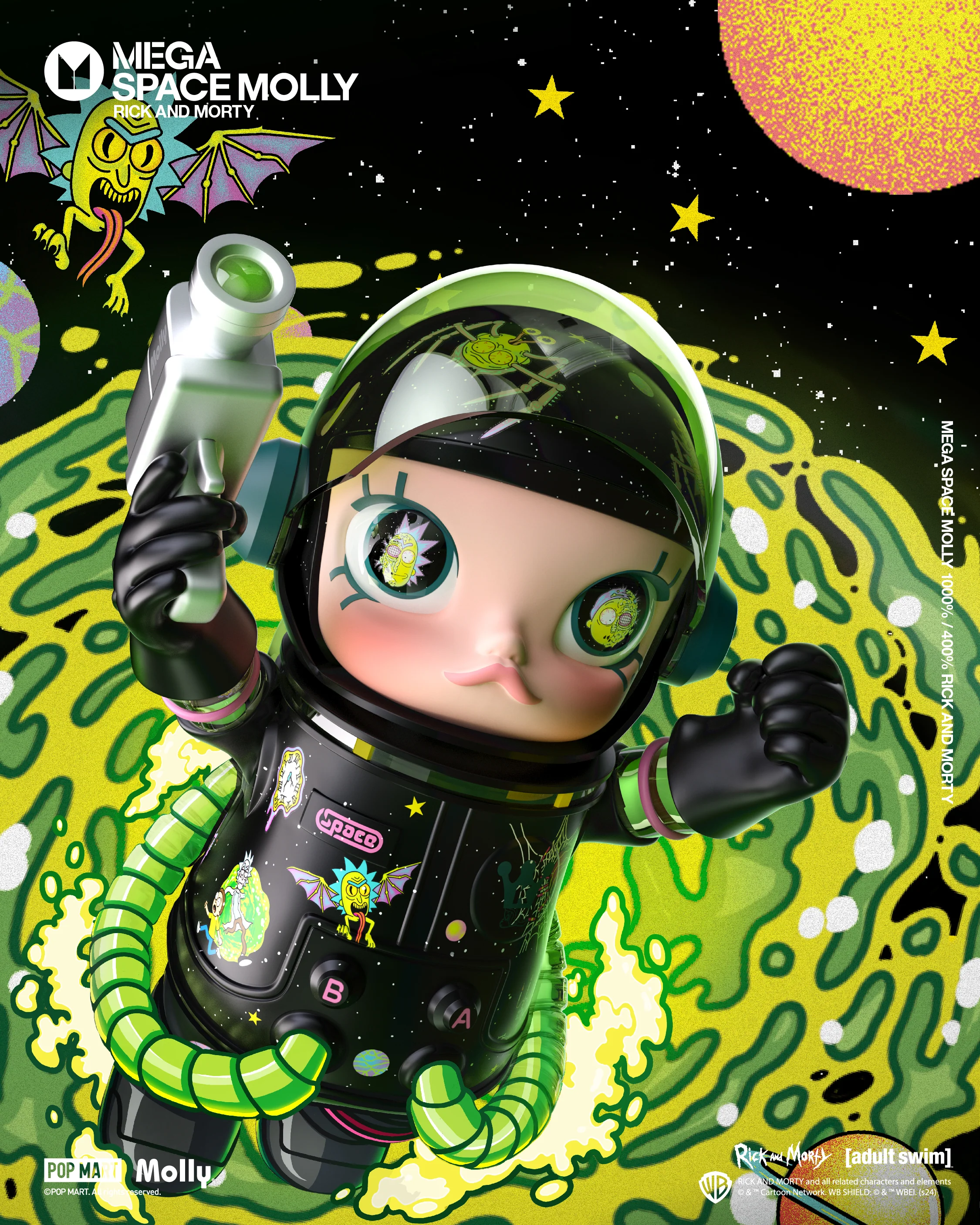 POP MART MEGA SPACE MOLLY 1000% Rick and Morty