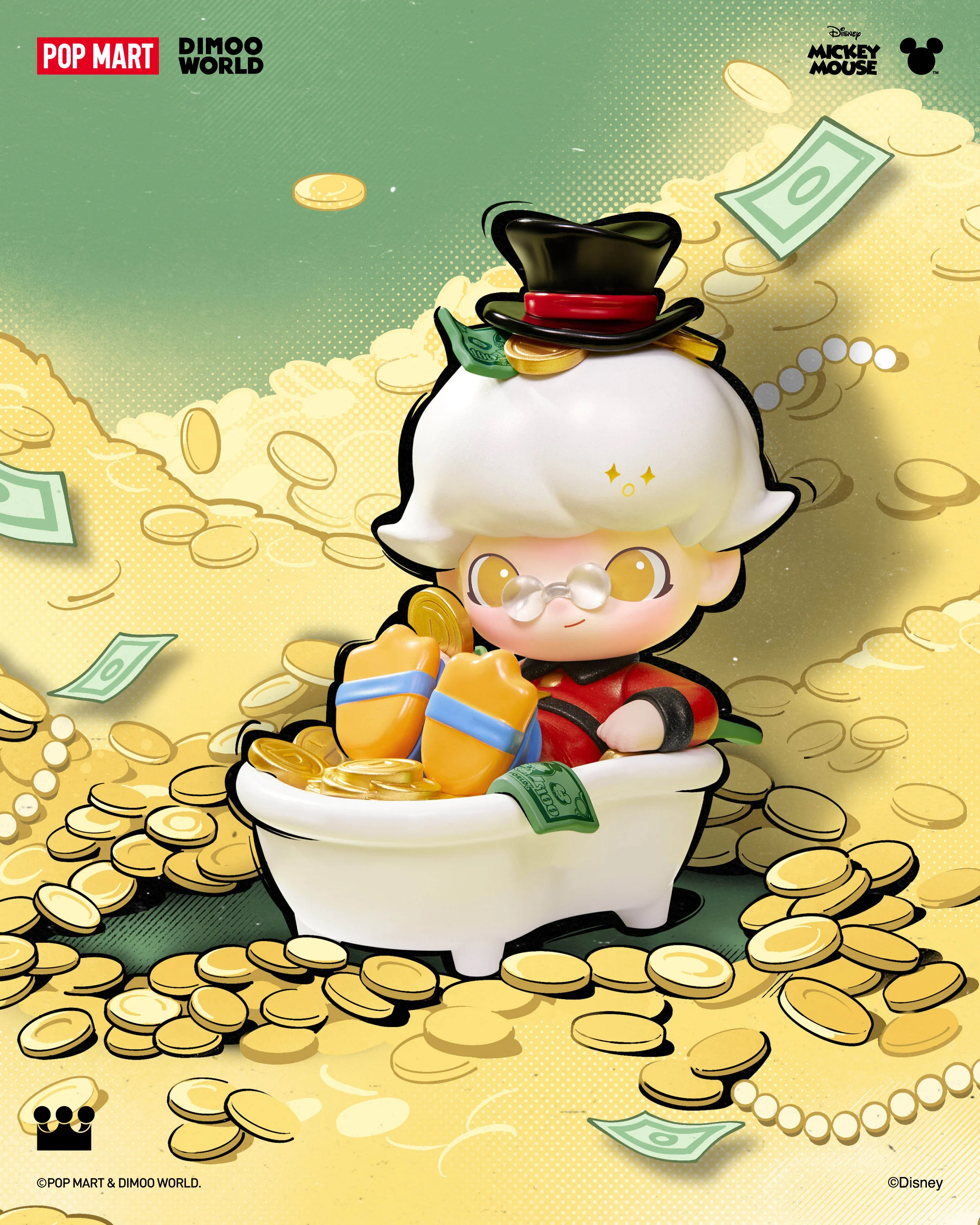 POP MART DIMOO WORLD × DISNEY Series Figures