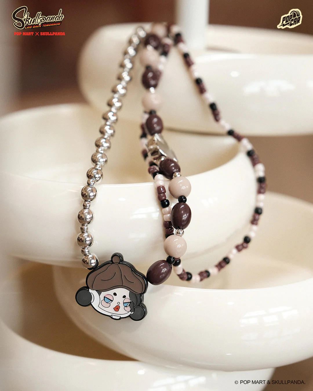 POP MART SKULLPANDA Laid Back Tomorrow Series - Hanging Chain Blind Box