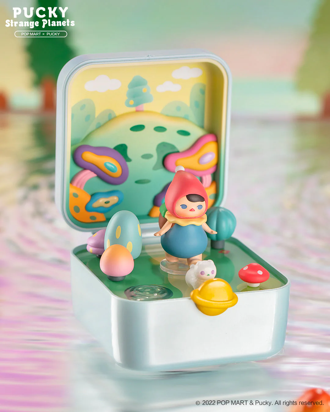 POP MART Pucky Strange Stars Series Scene Set