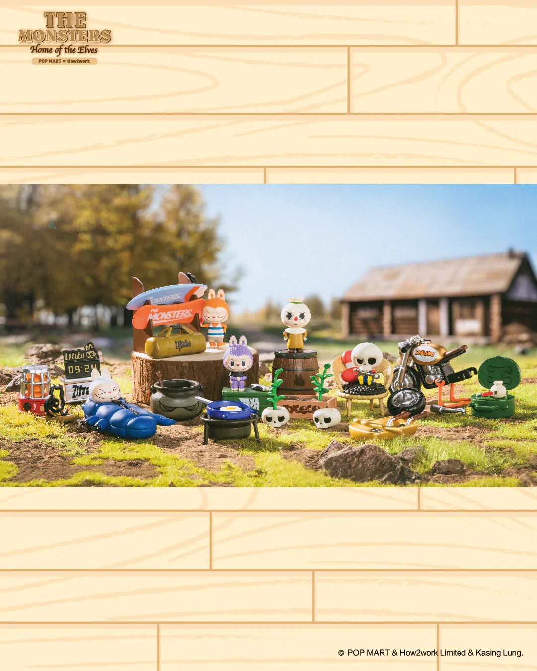 POP MART The Monsters Home of the Elves Series Prop