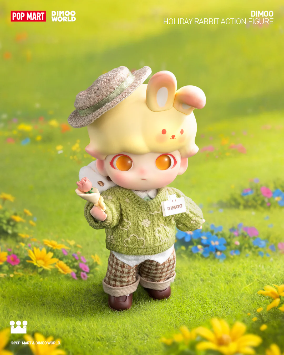 POP MART DIMOO Holiday Rabbit Action Figure