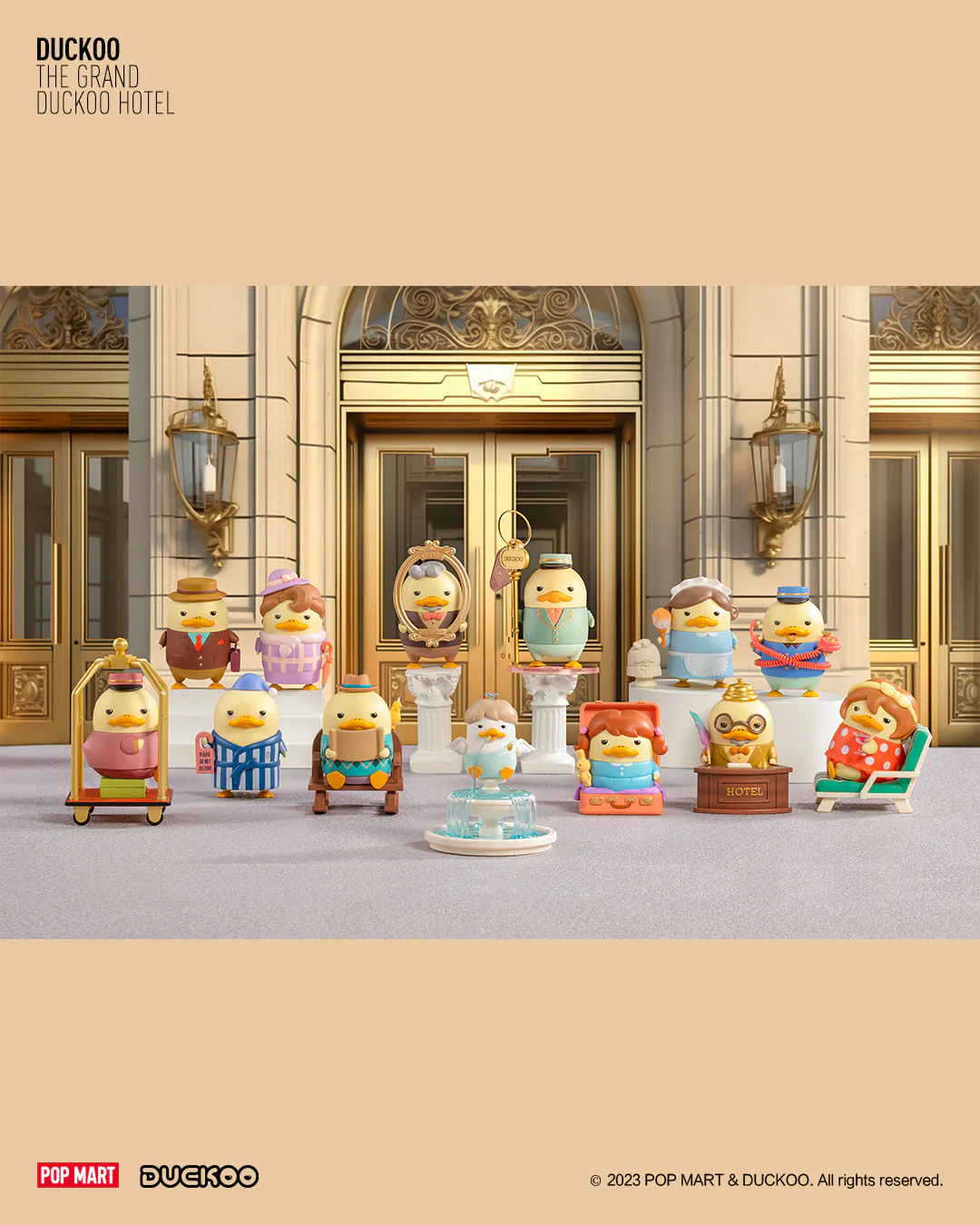 POP MART The Grand Duckoo Hotel Series