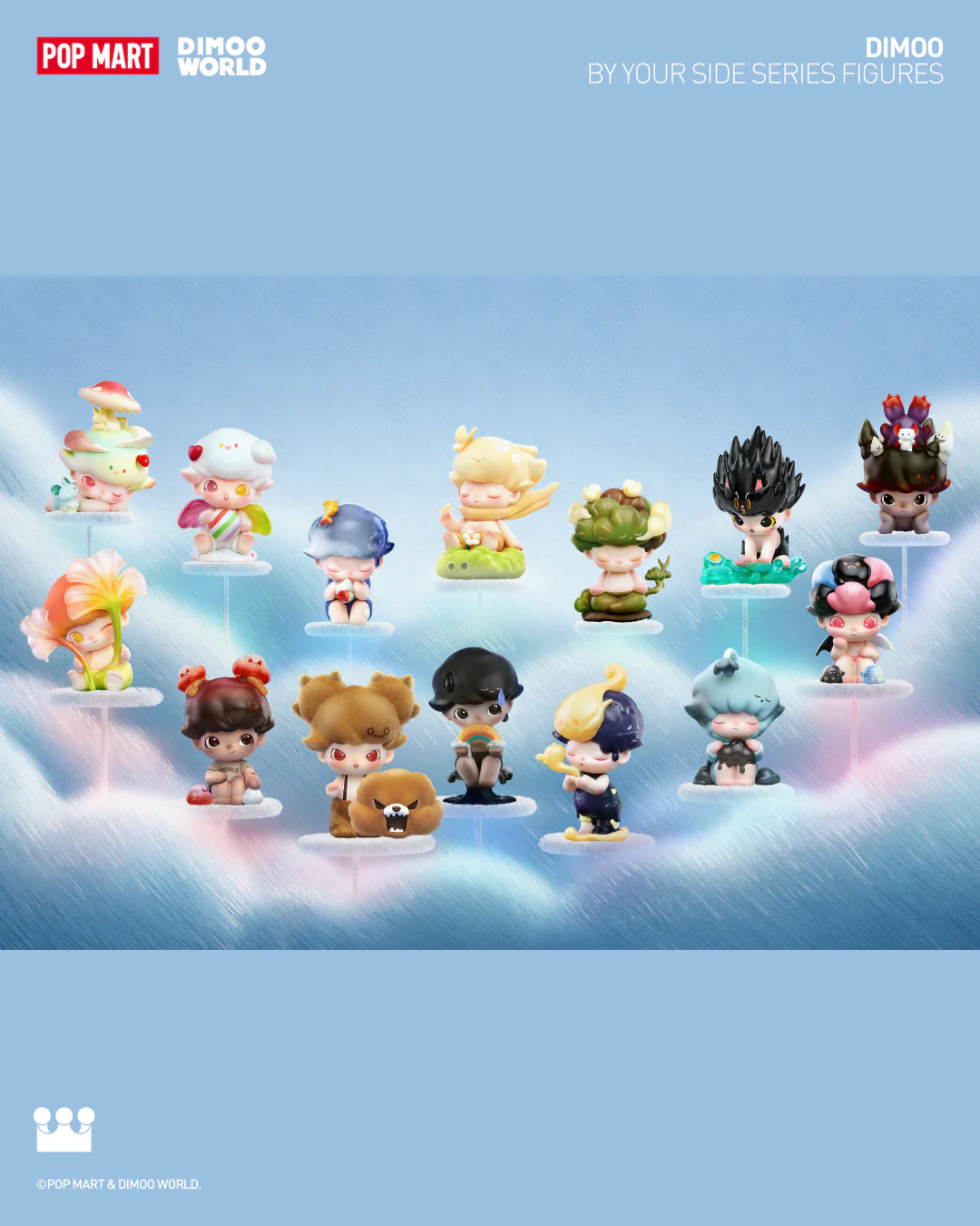 POP MART DIMOO By Your Side Series Figures