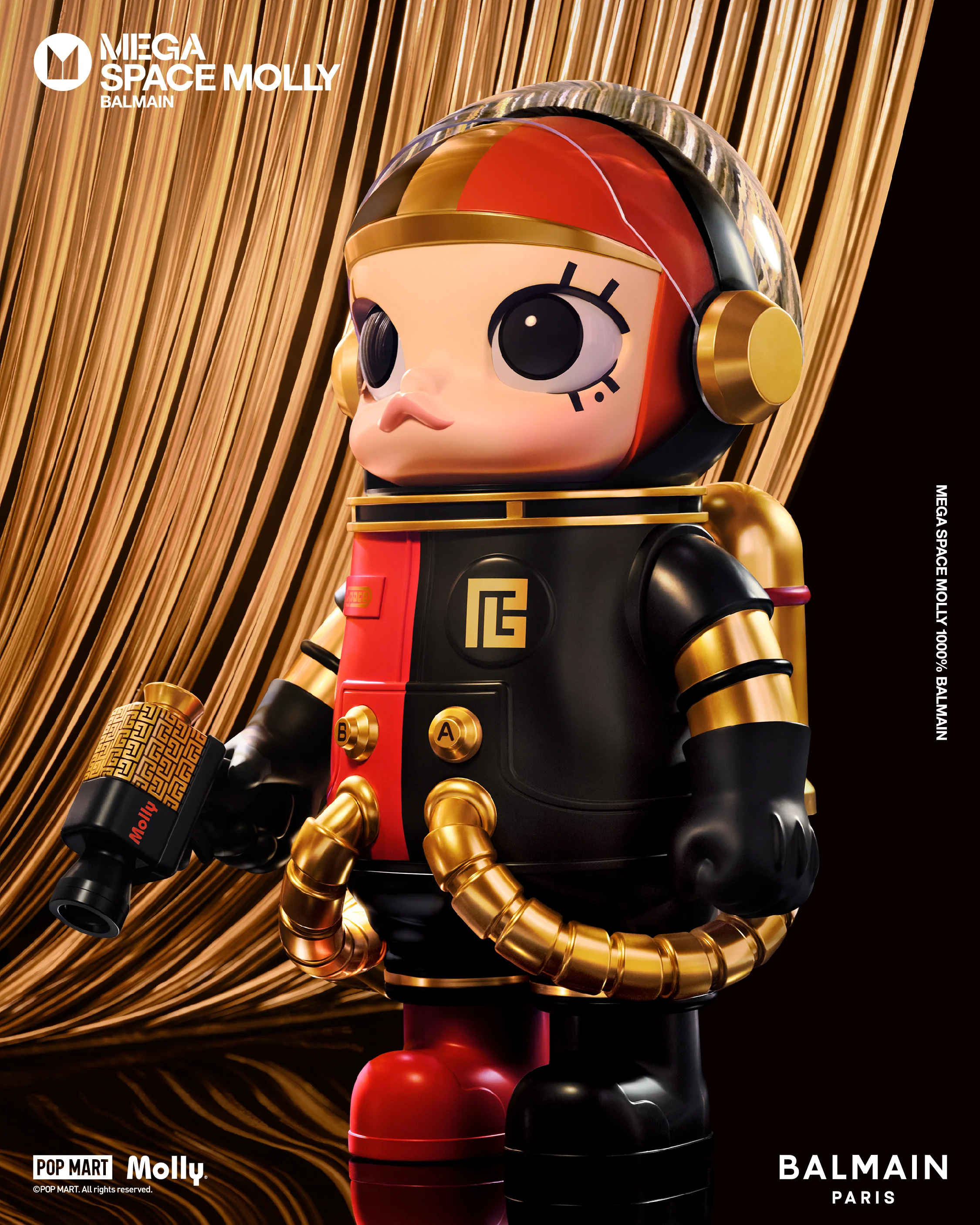 POP MART MEGA SPACE MOLLY 1000% Balmain