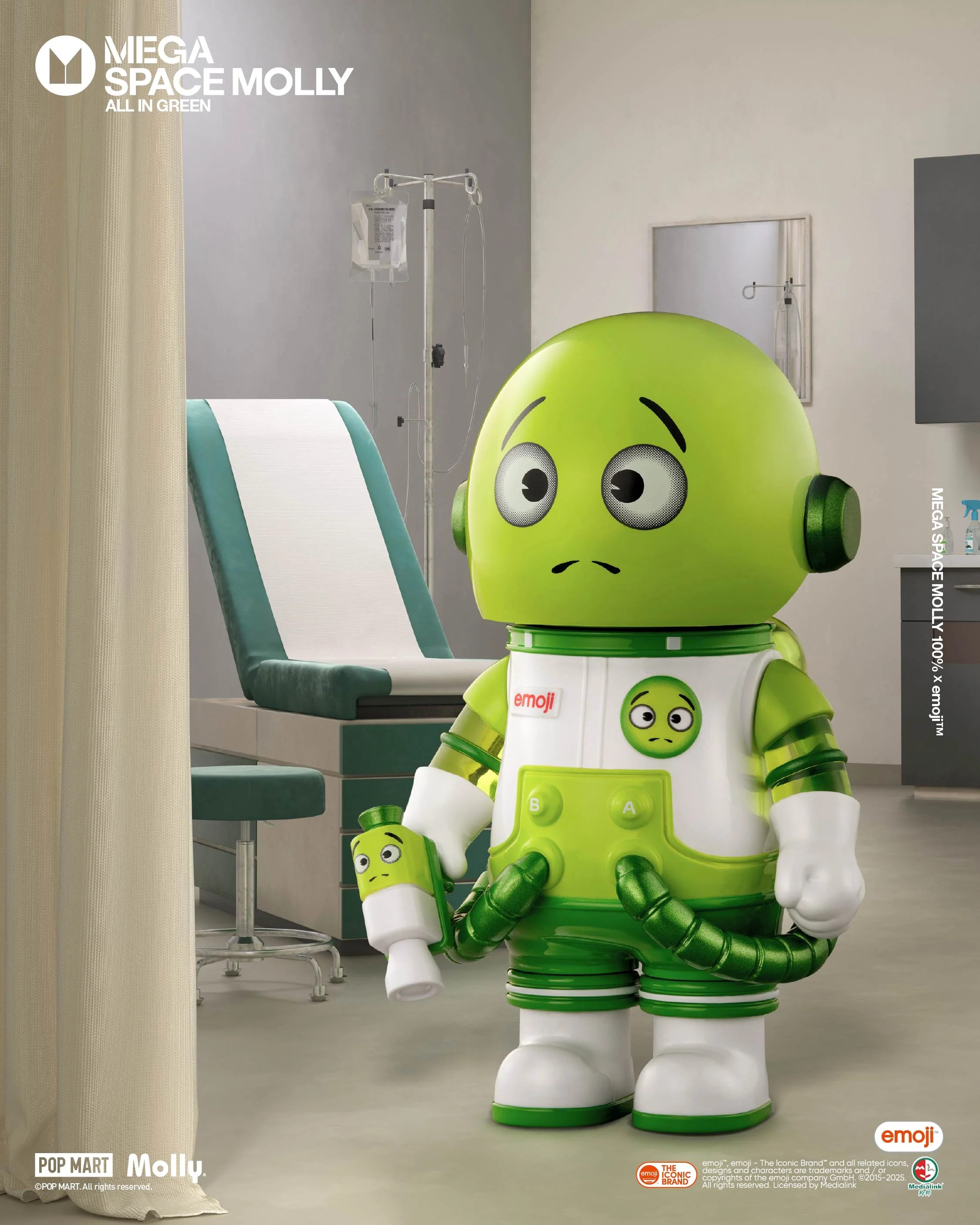 POP MART MEGA SPACE MOLLY 100% × emoji™ Series