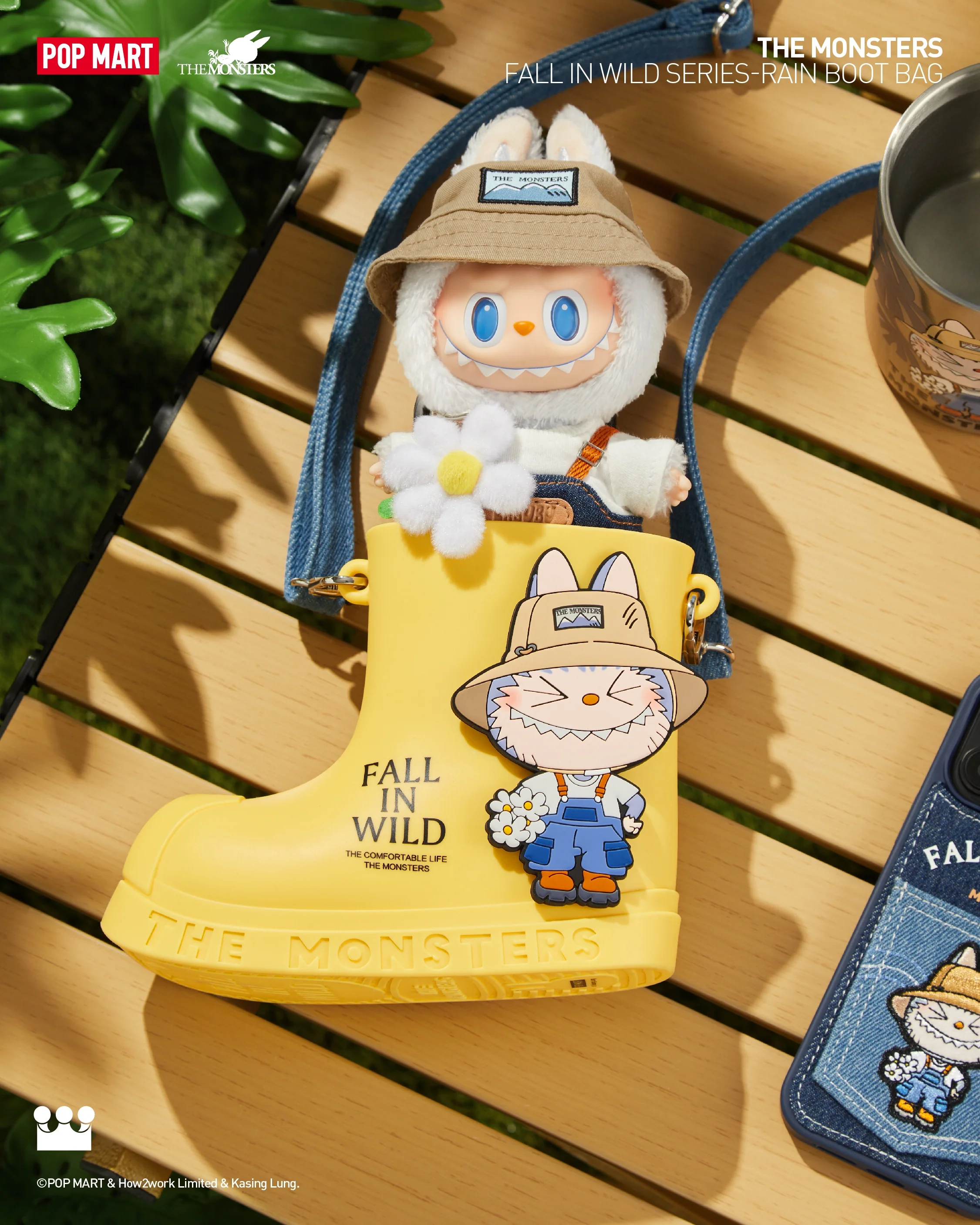 POP MART THE MONSTERS FALL IN WILD SERIES-Rain Boot Bag