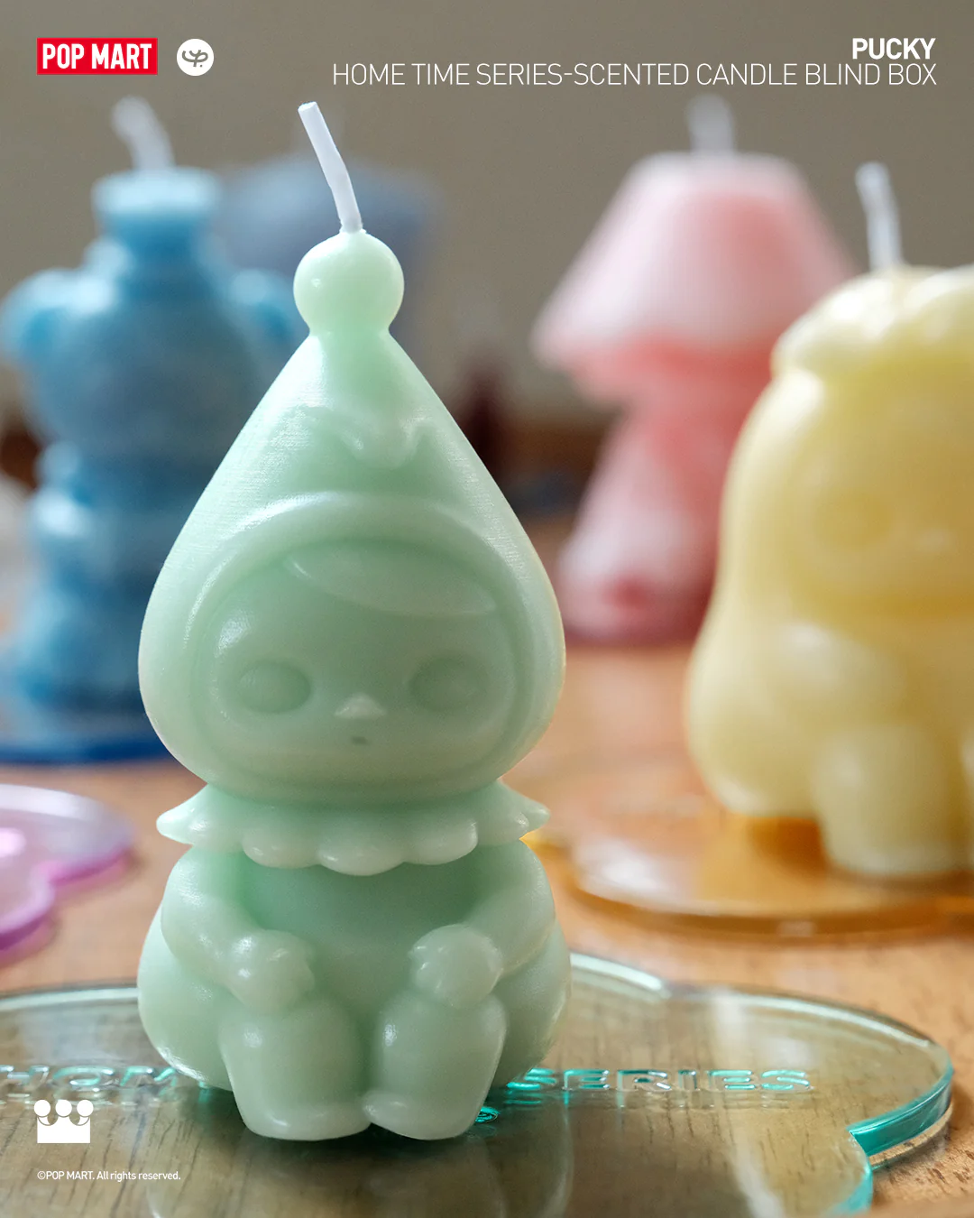 POP MART PUCKY Home Time Series-Scented Candle Blind Box