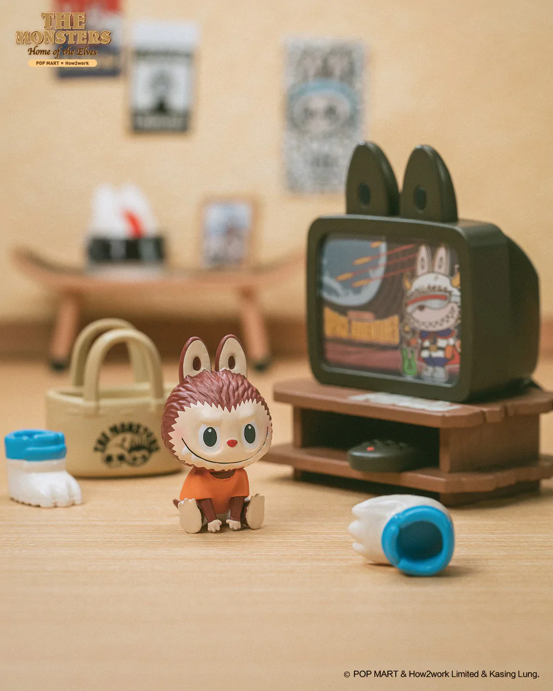 POP MART The Monsters Home of the Elves Series Prop