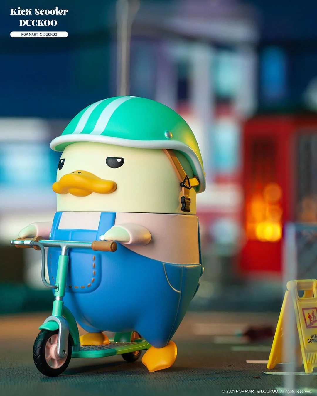 POP MART Duckoo Kick Scooter Figure