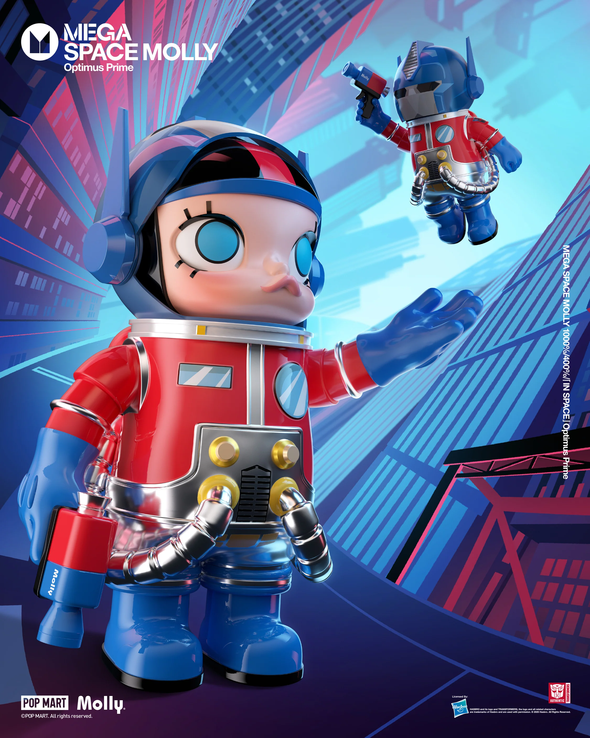 POP MART MEGA SPACE MOLLY 400% Optimus Prime