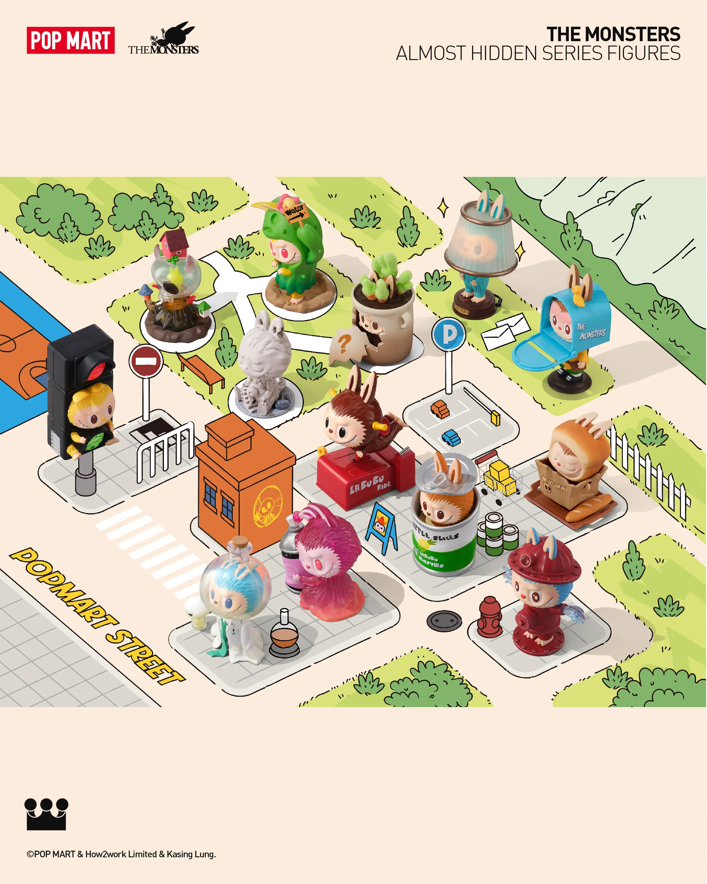 POP MART THE MONSTERS Almost Hidden Series Figures