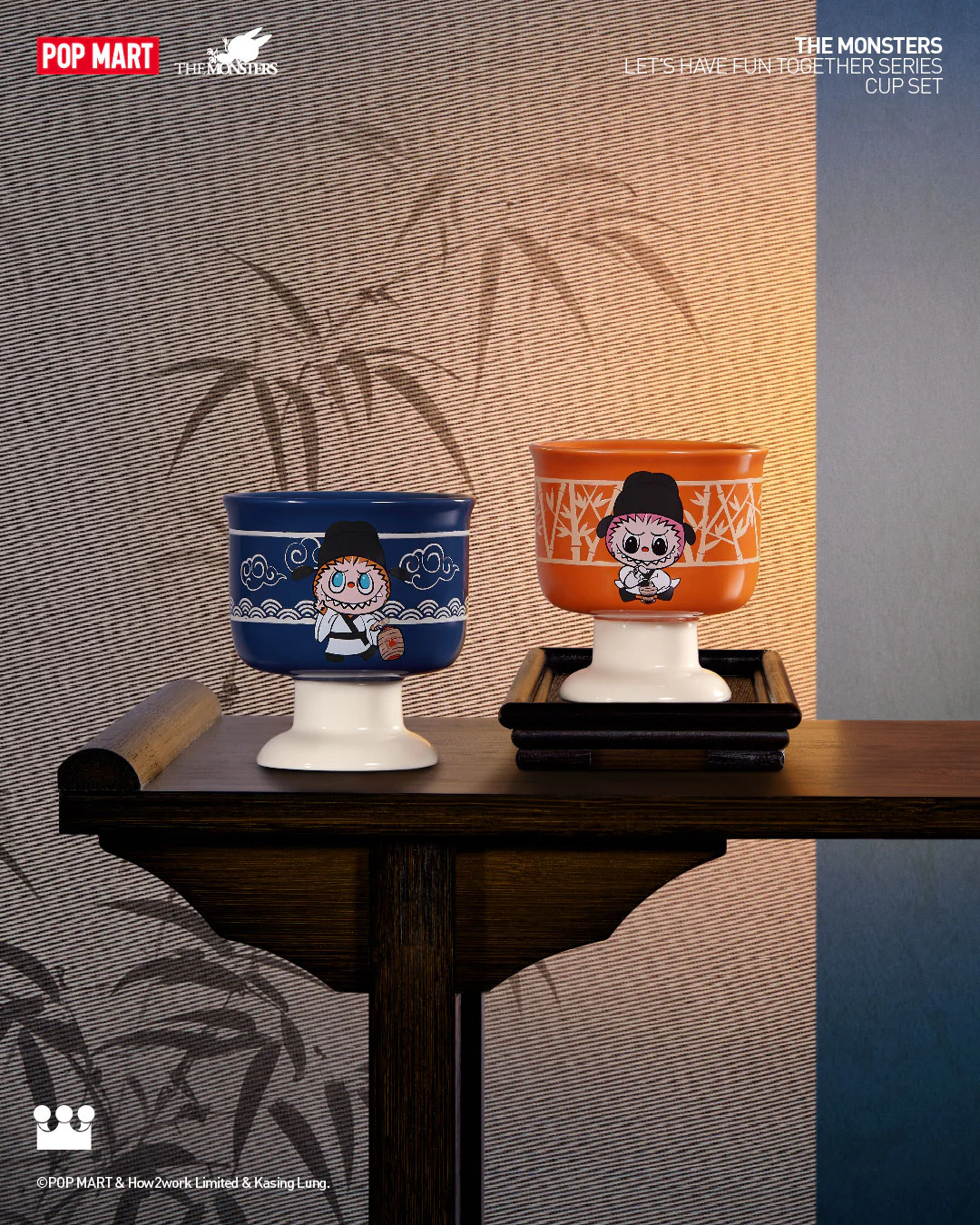 POP MART THE MONSTERS Let's Have Fun Together Series-Cup Set