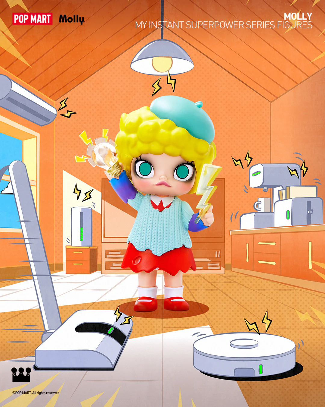 POP MART MOLLY My Instant Superpower Series Figures