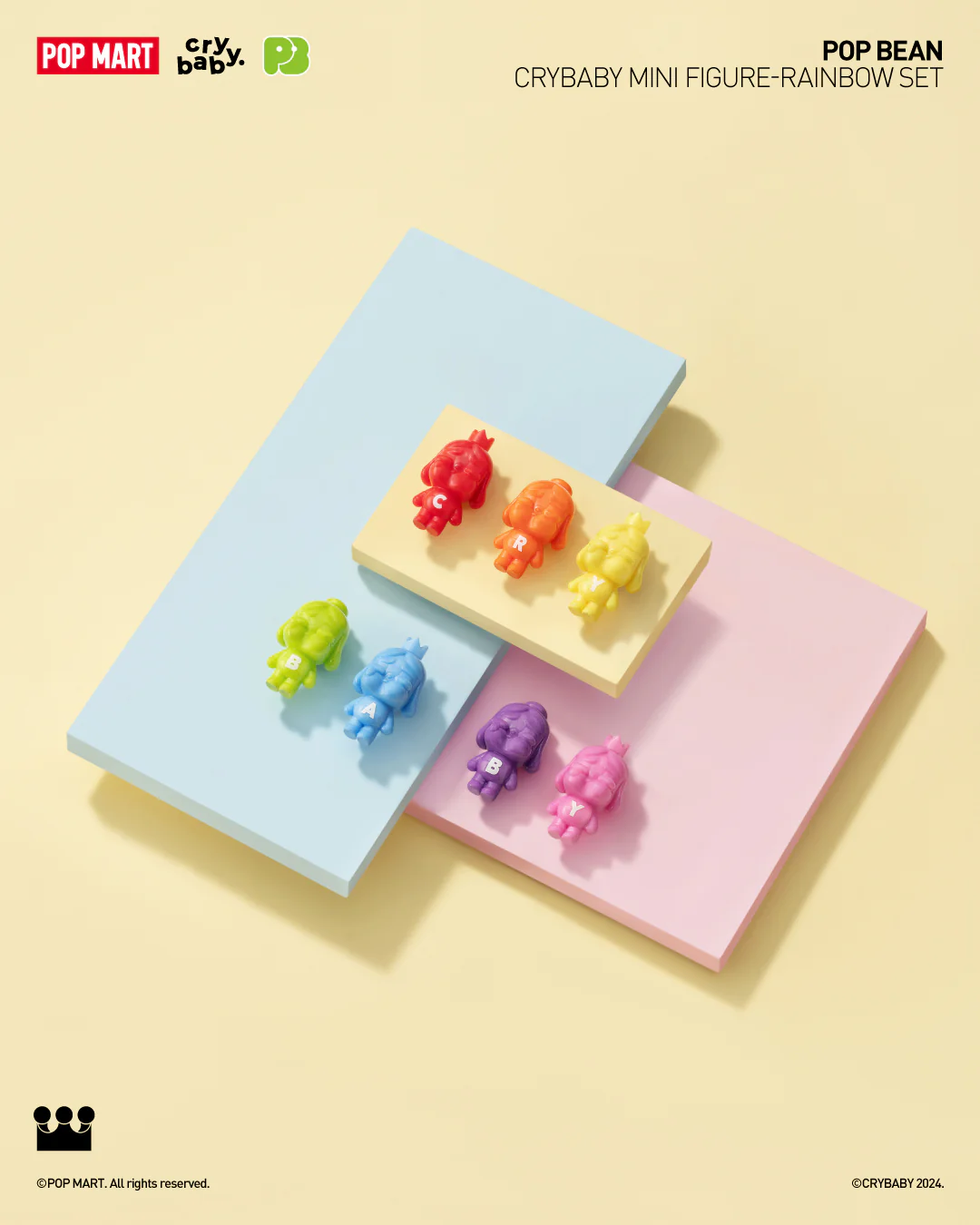 POP MART POP BEAN CRYBABY MINI FIGURE