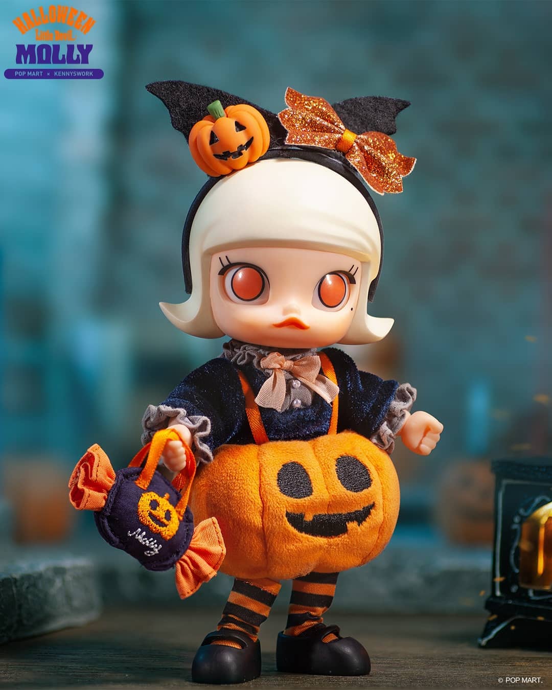 POP MART Molly Halloween Little Devil Action Figure