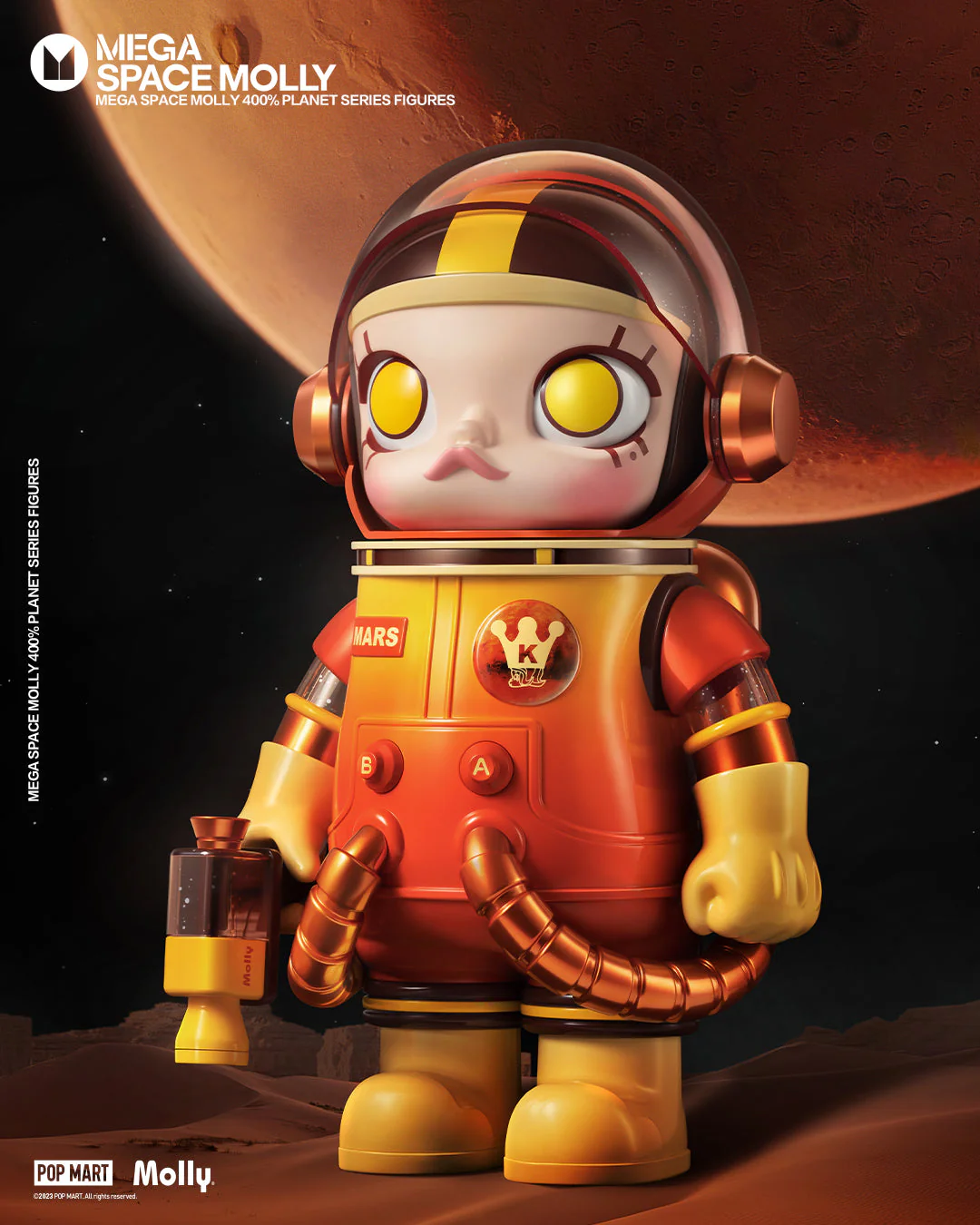 POP MART MEGA SPACE MOLLY Planet Series 400%