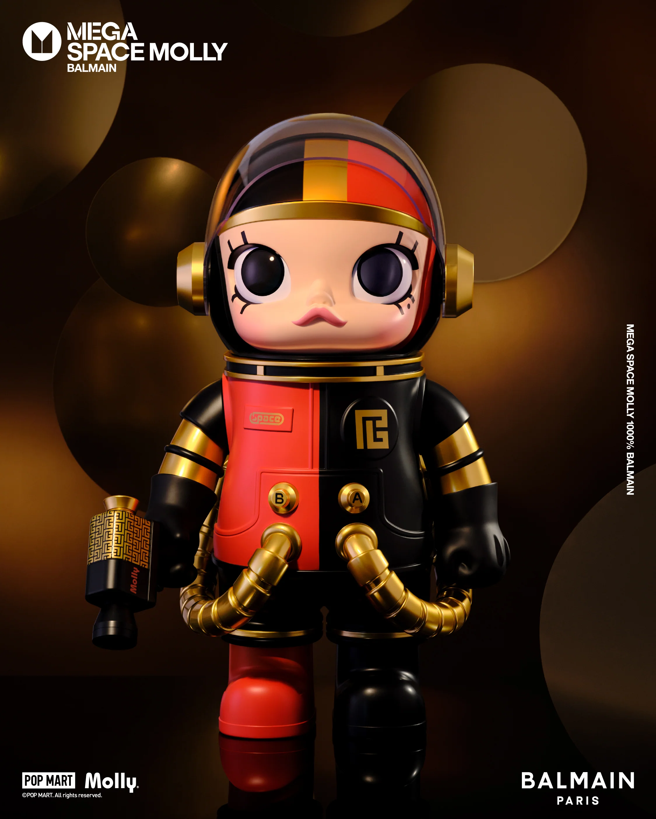 POP MART MEGA SPACE MOLLY 1000% Balmain