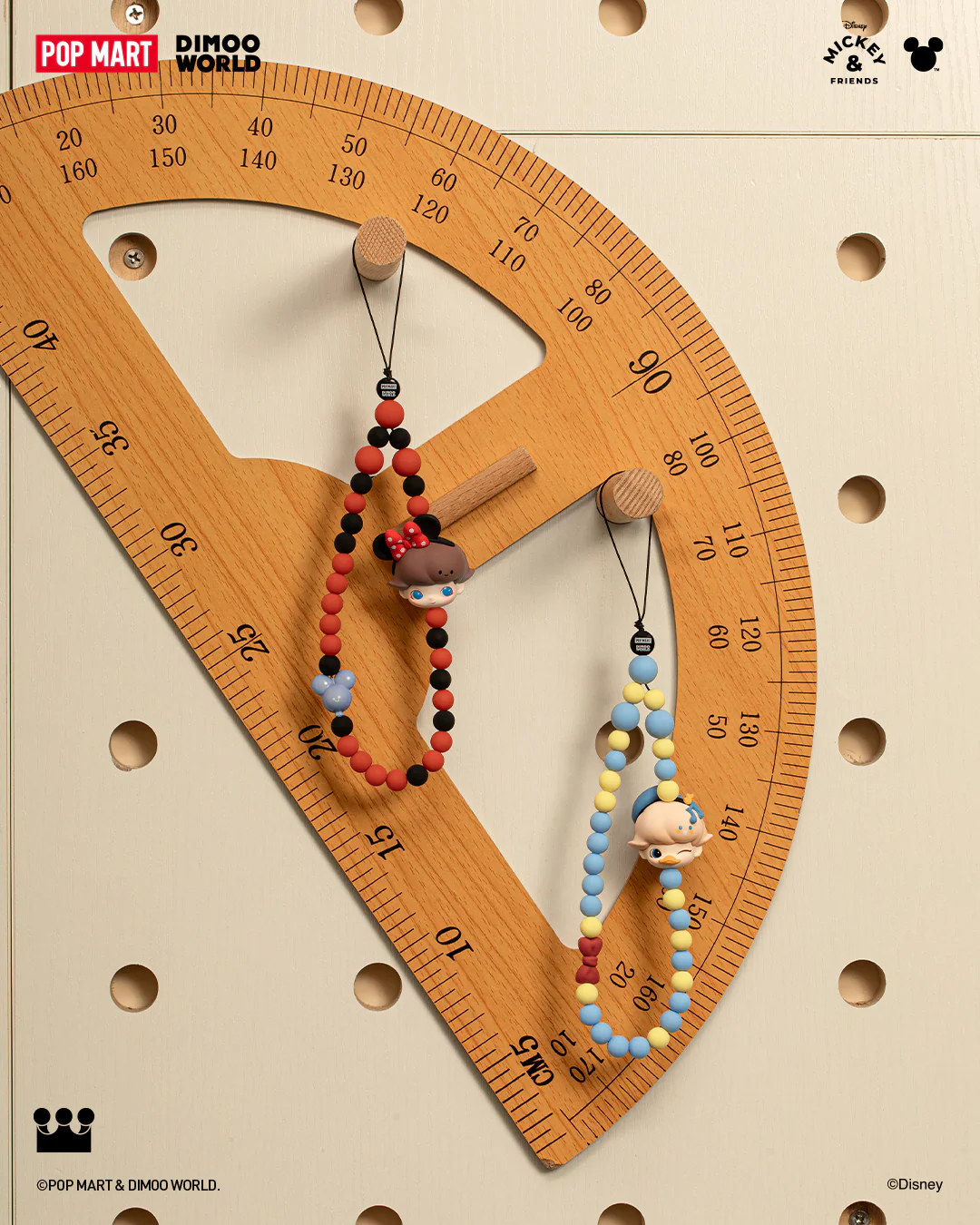 POP MART DIMOO WORLD × DISNEY Series-Mobile Phone Lanyard Blind Box