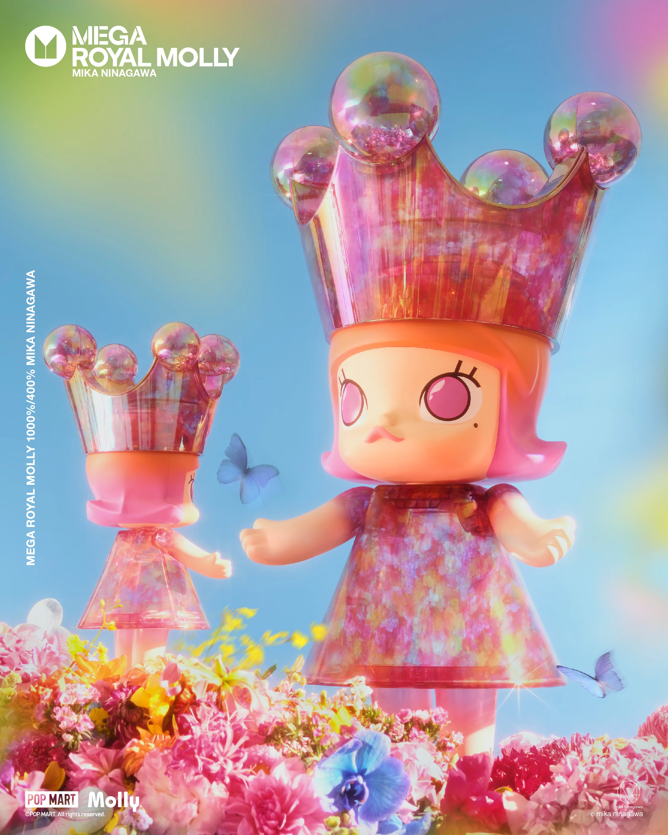 POP MART MEGA ROYAL MOLLY 400% MIKA NINAGAWA