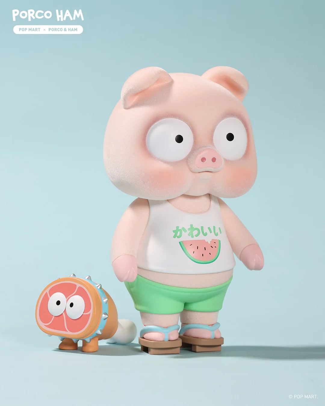 POP MART Porco Ham Watermelon