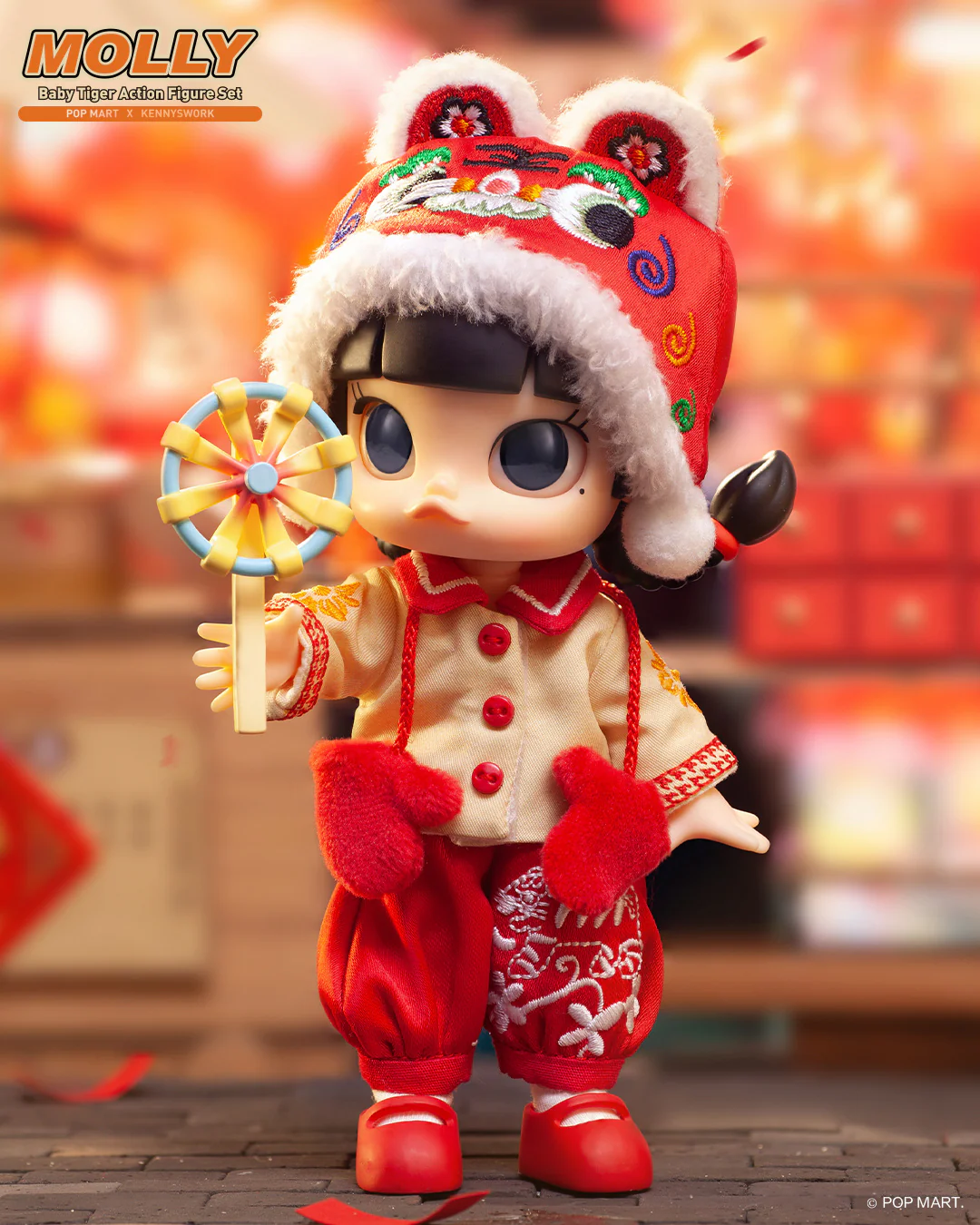 POP MART Molly Baby Tiger Action Big Figure