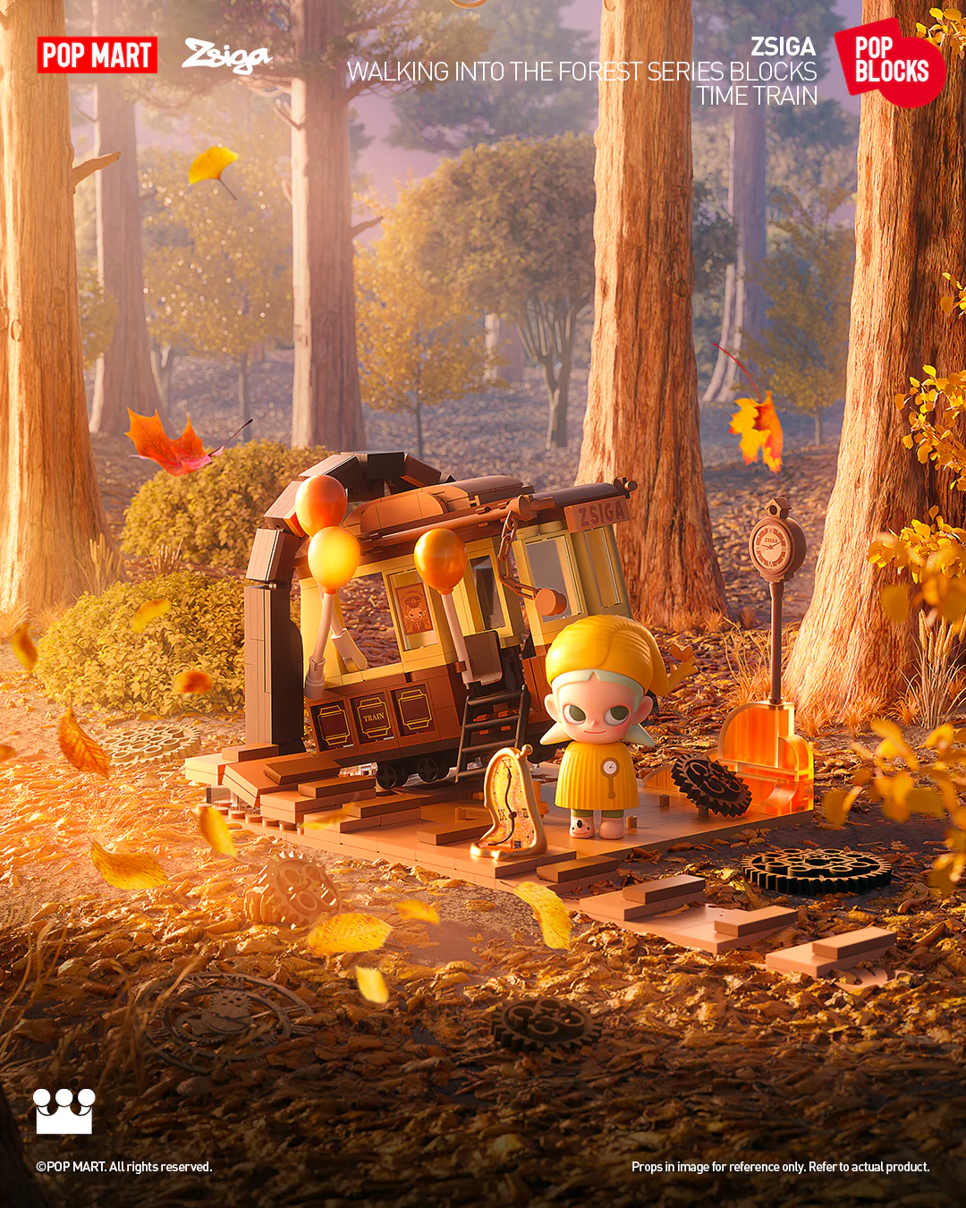 POP MART Zsiga Walking Into The Forest Series Blocks