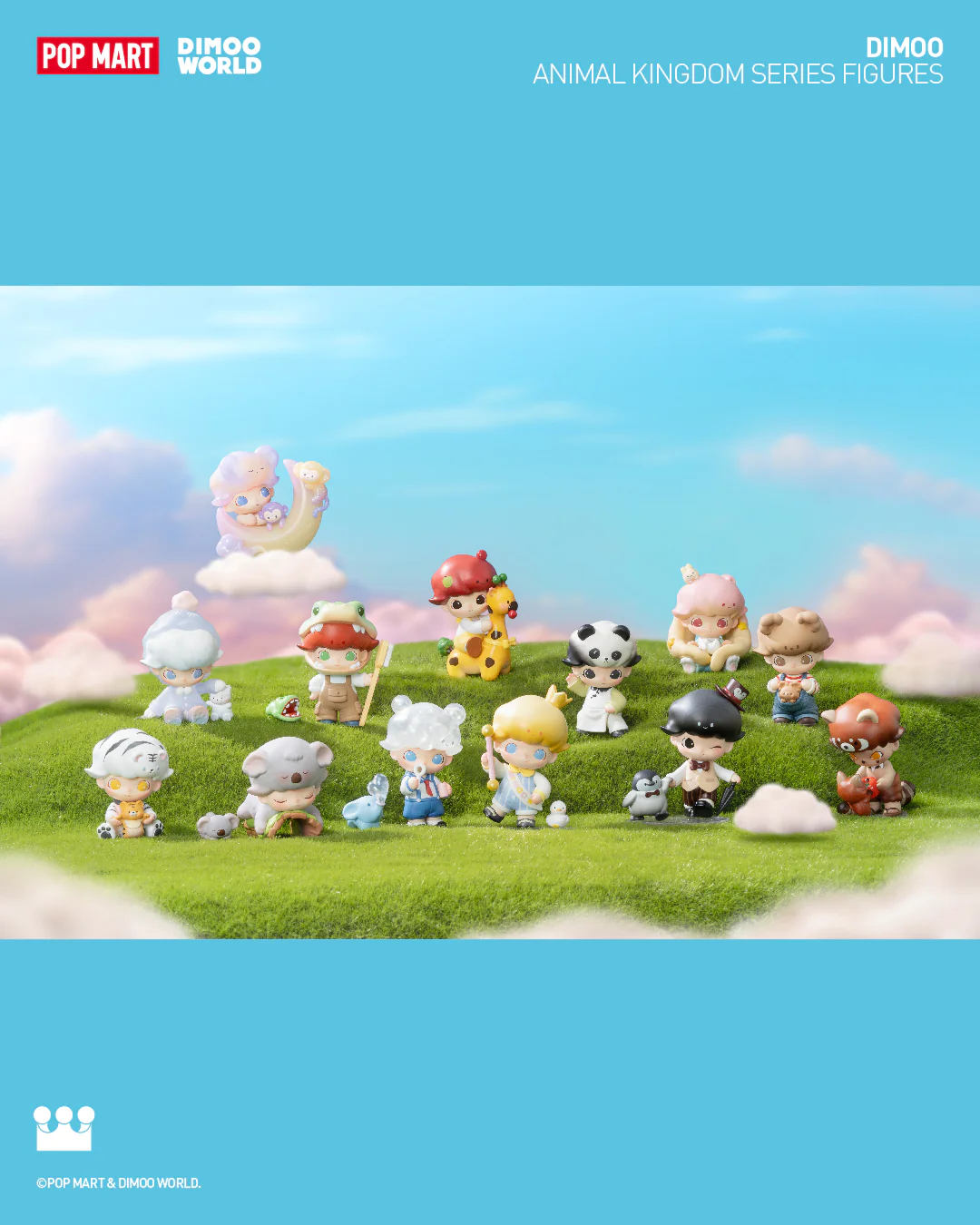 POP MART DIMOO Animal Kingdom Series Figures