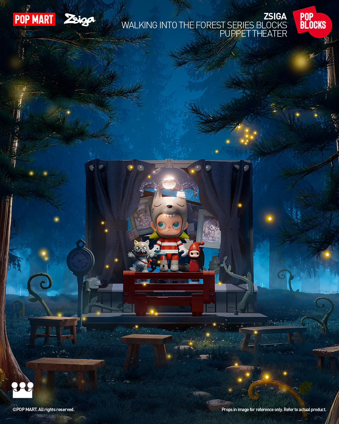 POP MART Zsiga Walking Into The Forest Series Blocks