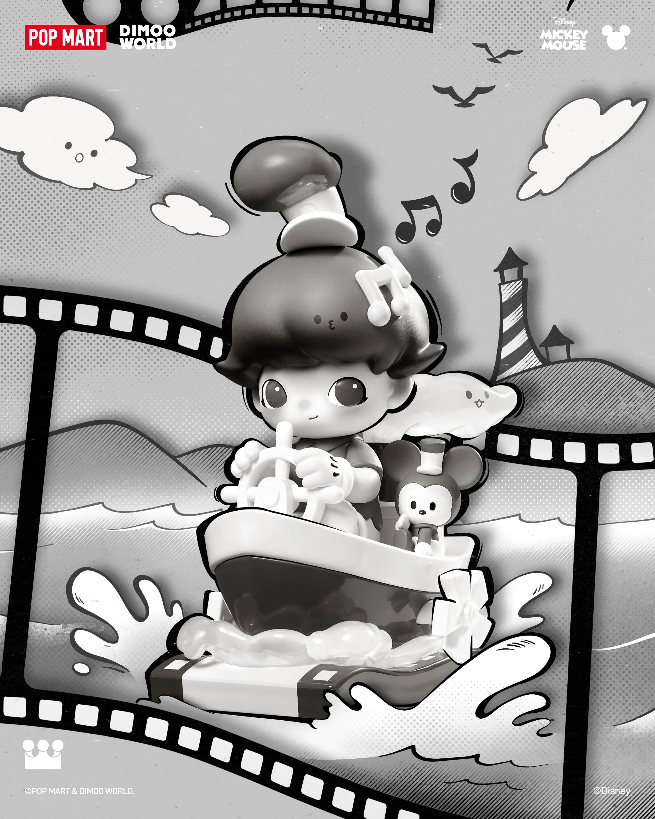 POP MART DIMOO WORLD × DISNEY Series Figures