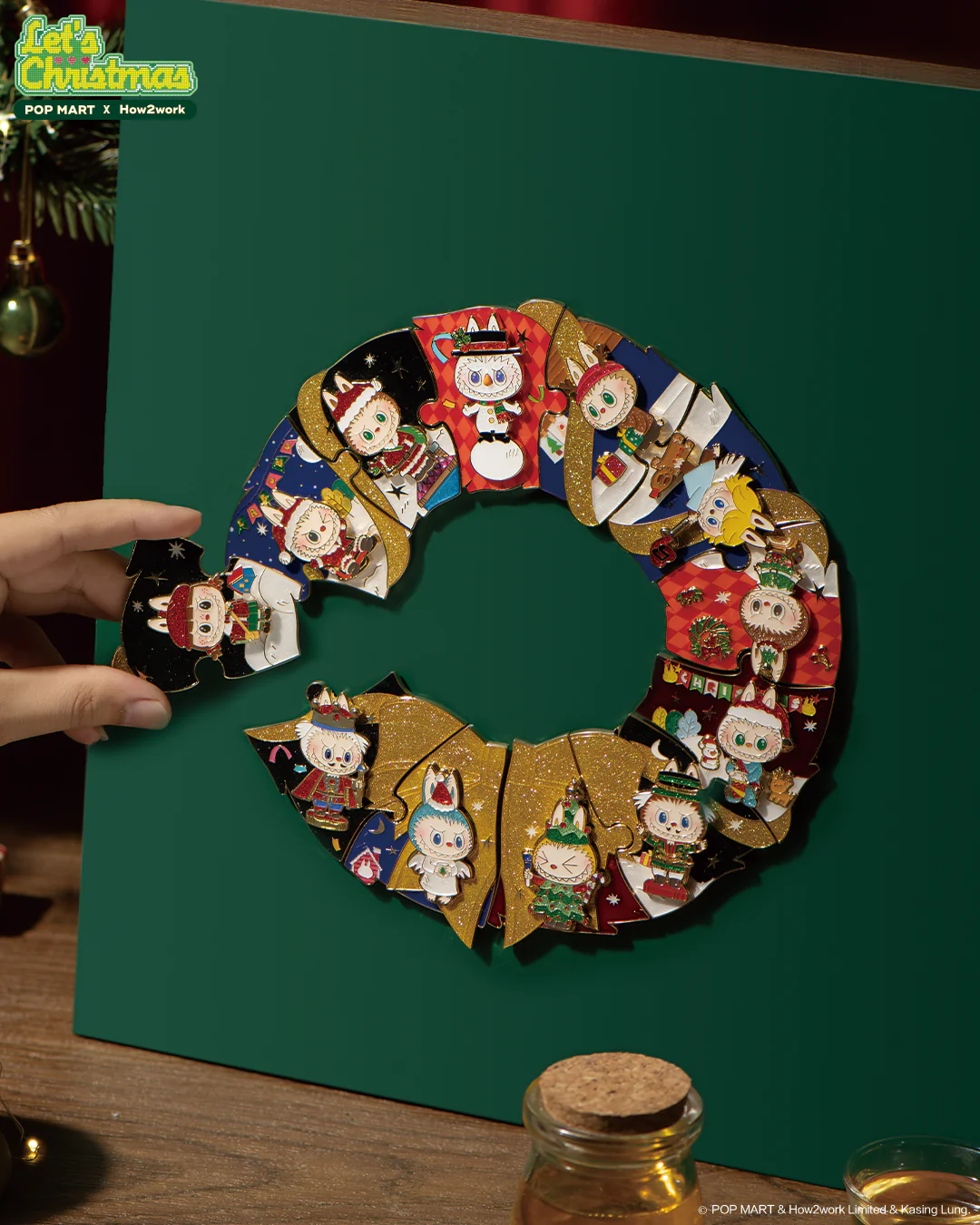 POP MART The Monsters Let's Christmas Series - Blind Box Fridge Magnets