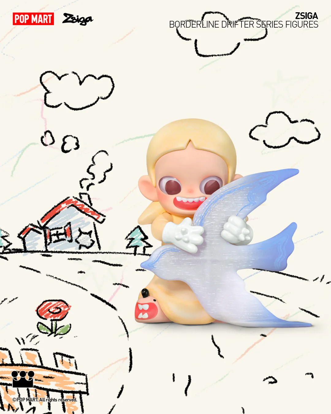 POP MART Zsiga Borderline Drifter Series Figures