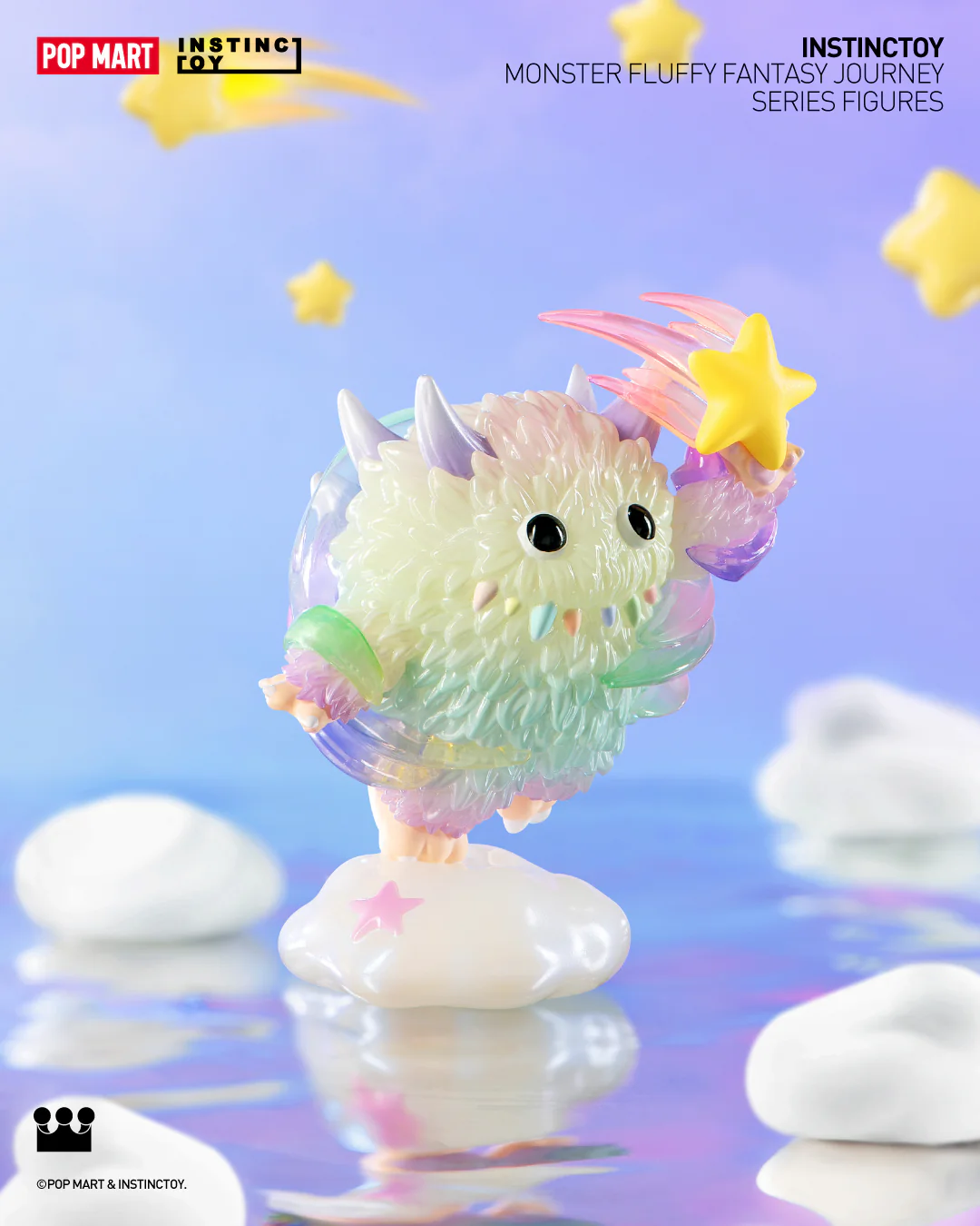 POP MART INSTINCTOY Monster Fluffy Fantasy Journey Series Figures