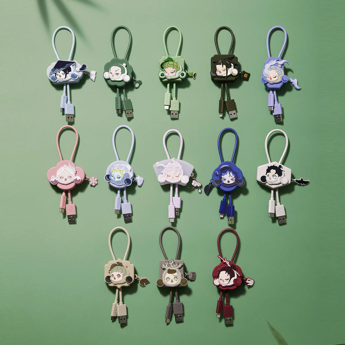 POP MART SKULLPANDA The Ink Plum Blossom Series-Cable Line Blind Box (iPhone)