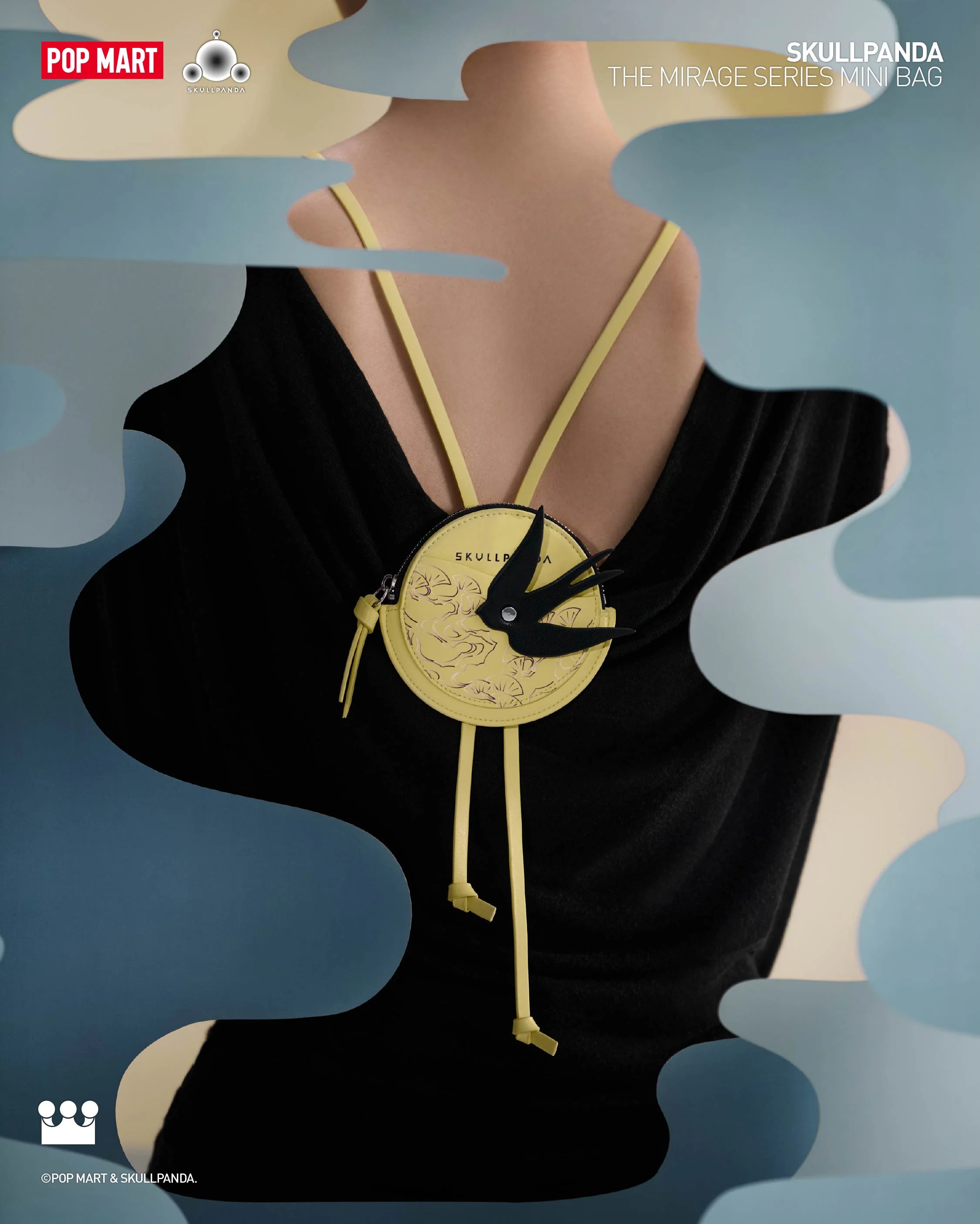 POP MART SKULLPANDA The Mirage Series Mini Bag