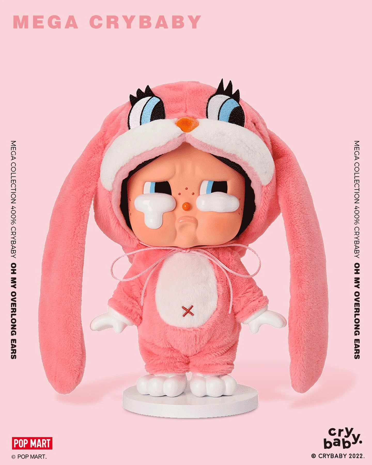 POP MART MEGA Collection 400% Crybaby Oh My Overlong Ears