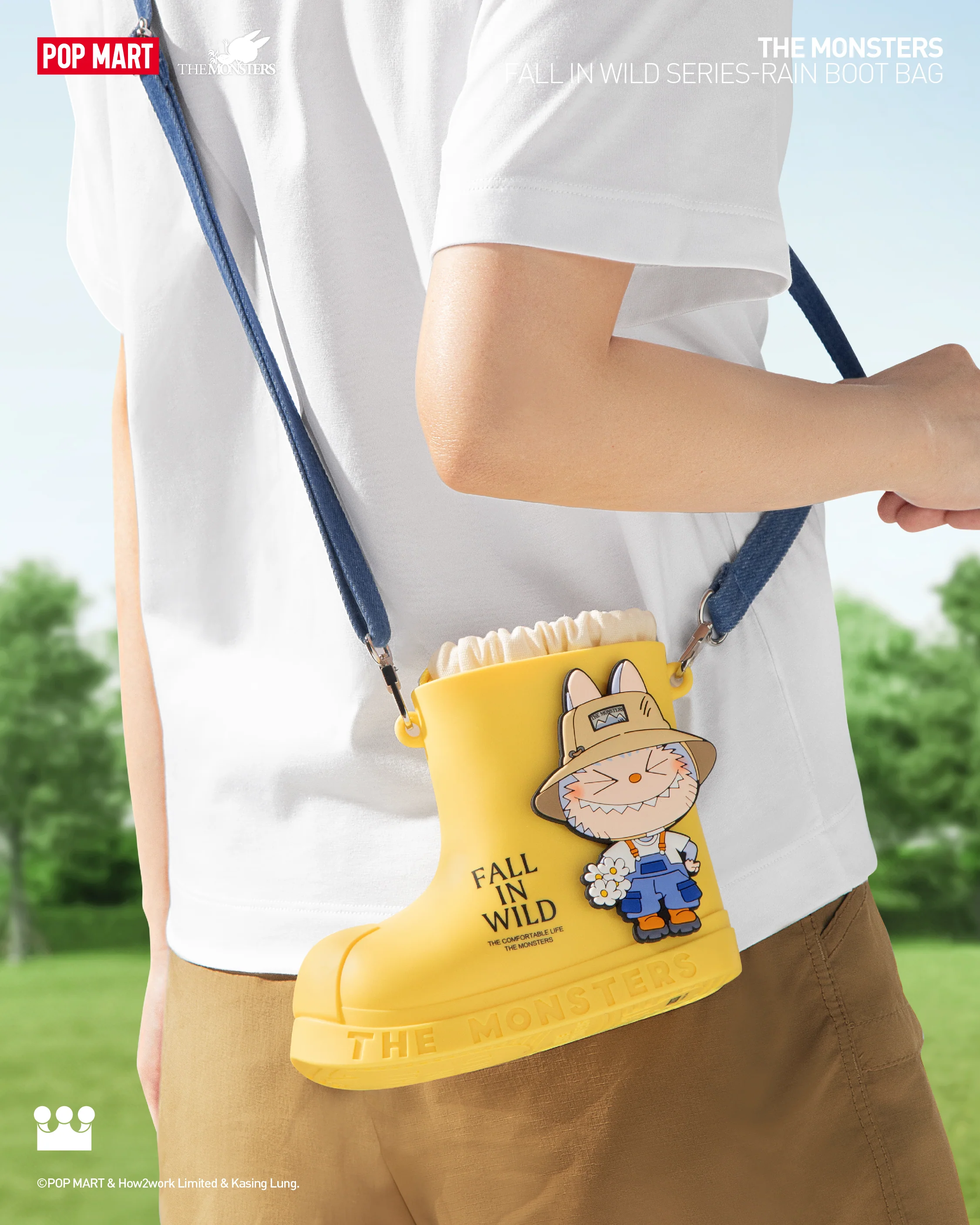 POP MART THE MONSTERS FALL IN WILD SERIES-Rain Boot Bag