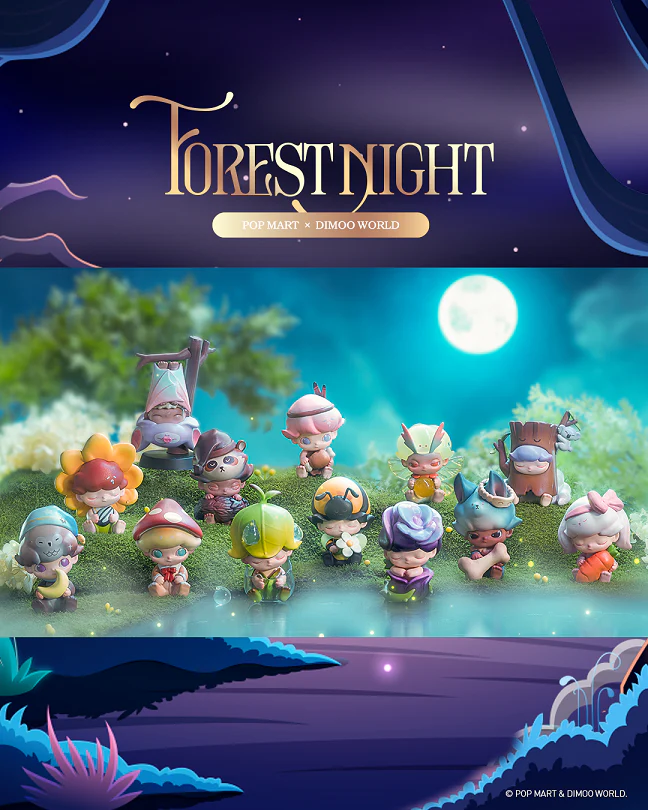 POP MART Dimoo Forest Night Series