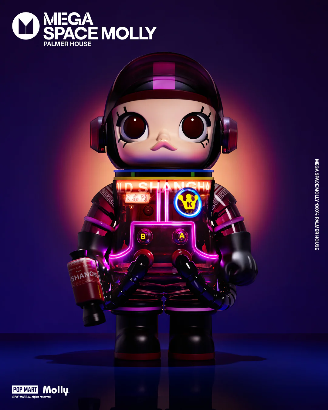 POP MART MEGA SPACE MOLLY 1000% Palmer House