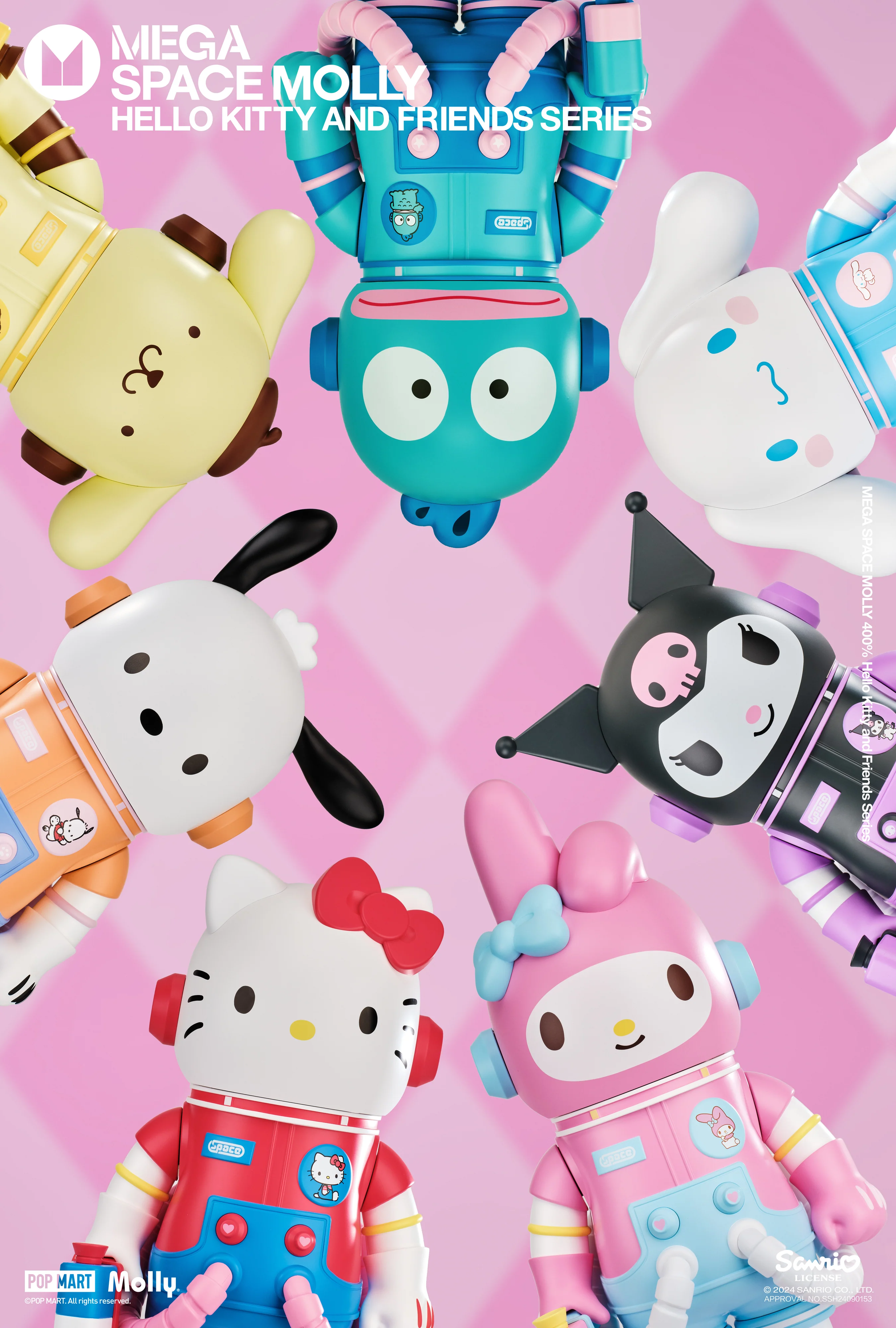 POP MART MEGA SPACE MOLLY 400% Sanrio Characters Series