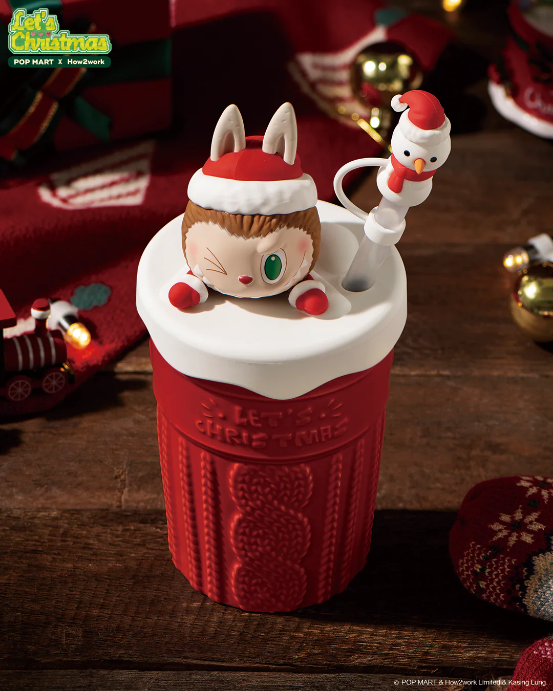 POP MART The Monsters Let's Christmas Collection - Sippy Cup